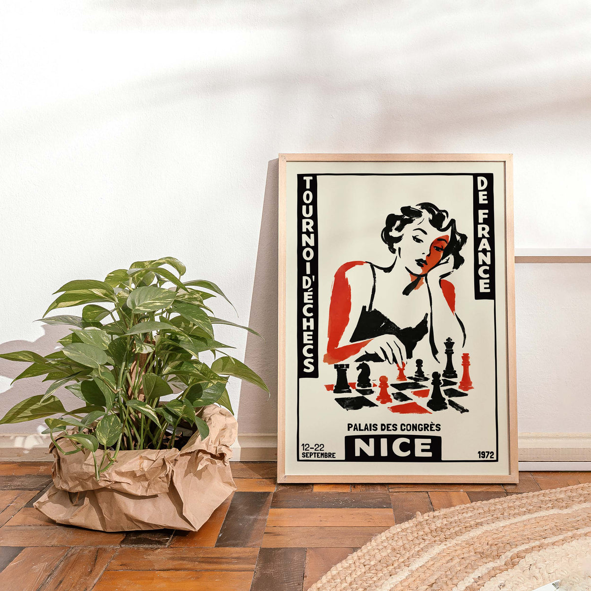 Nice Chess Tournament Poster