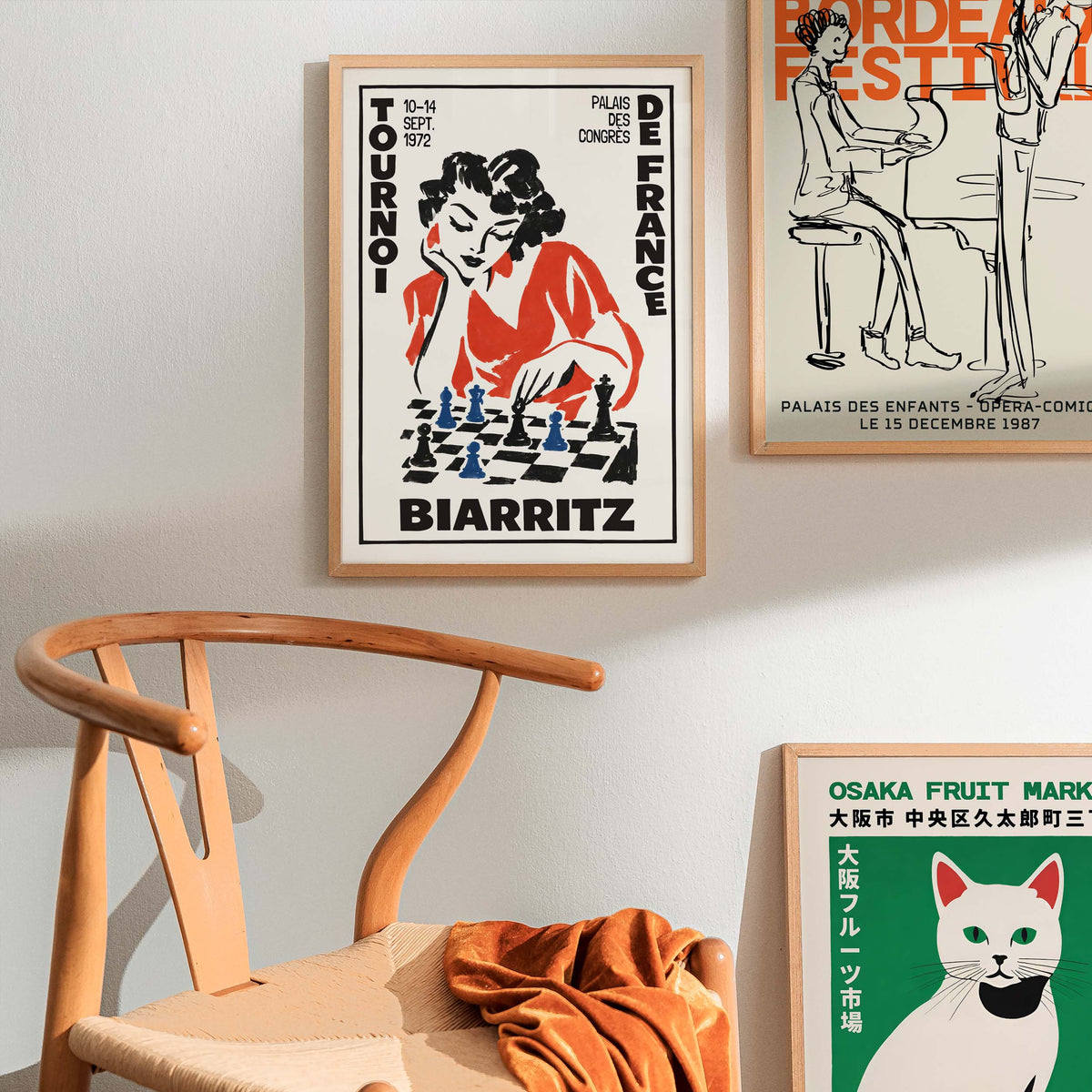Biarritz Chess Tournament Poster