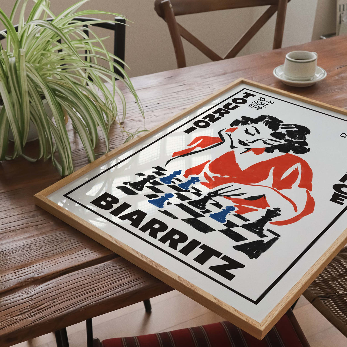 Biarritz Chess Tournament Poster