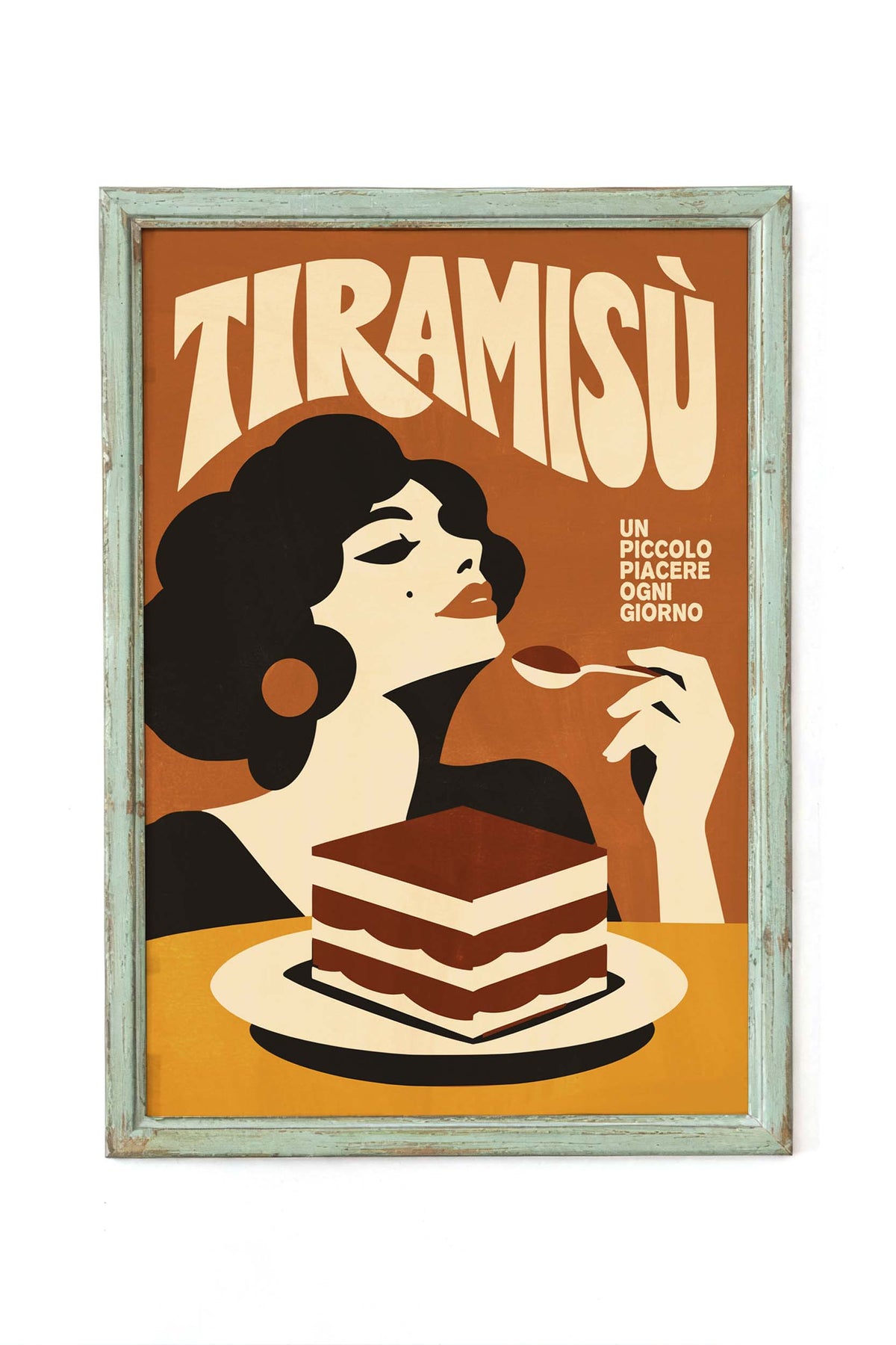 Tiramisu Dessert Wall Art