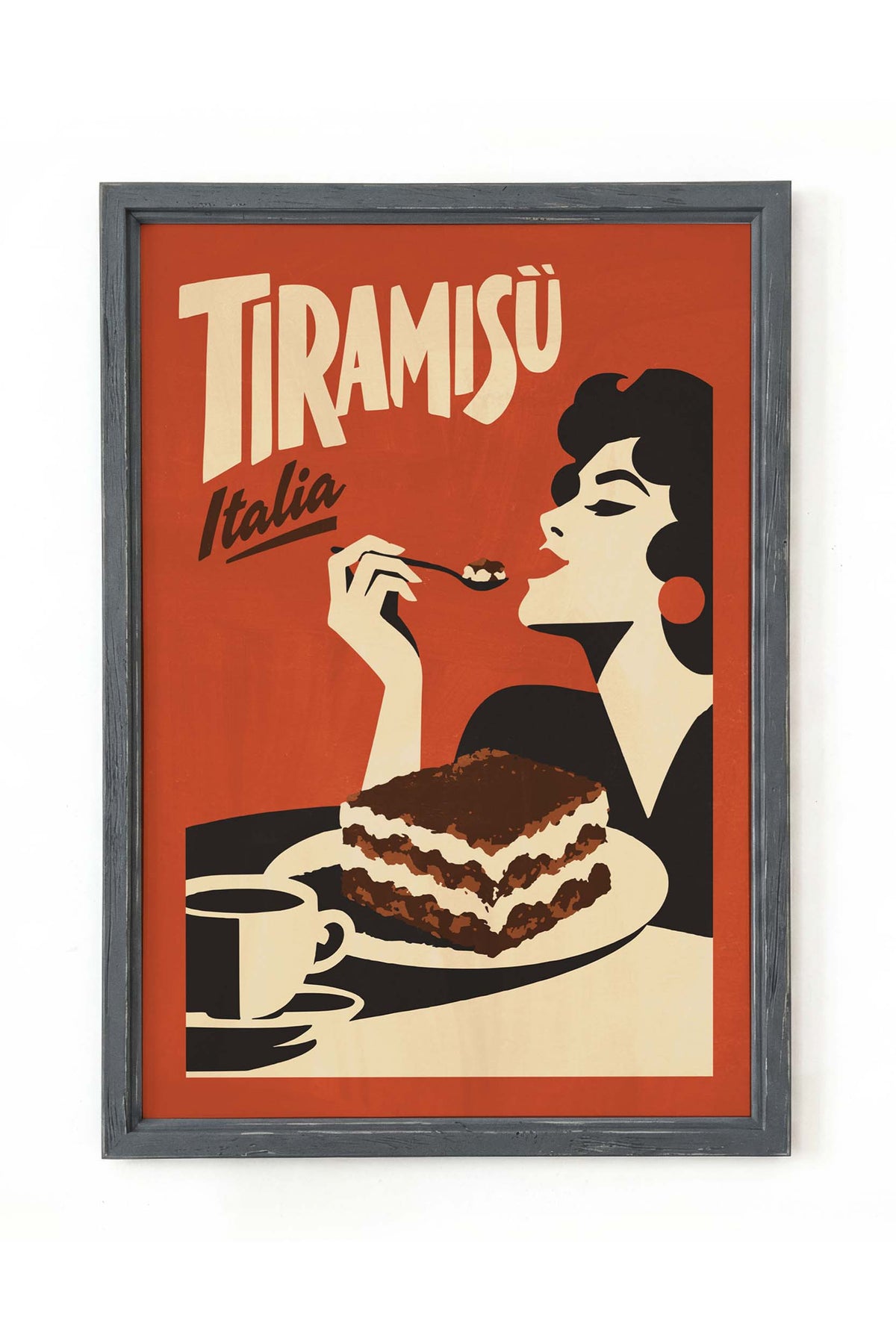 Italian Tiramisu Dessert Print