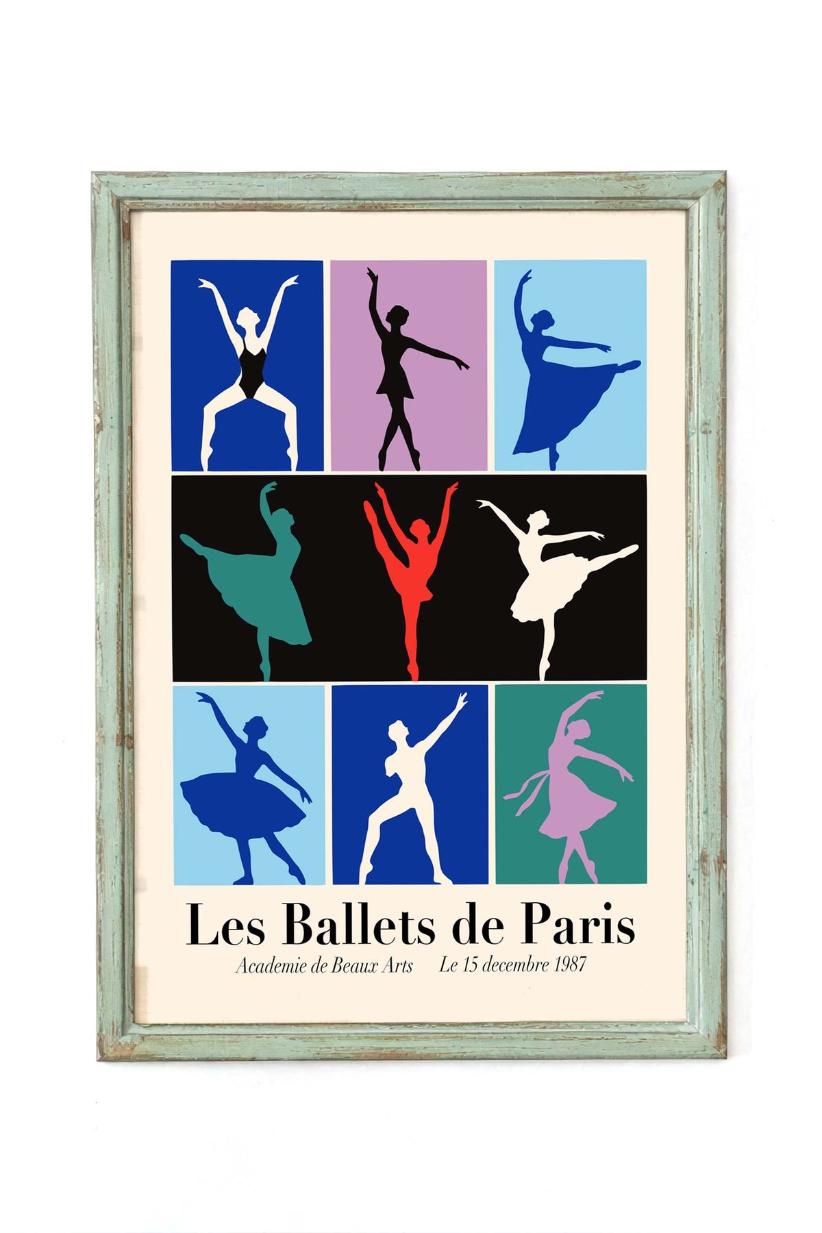 Ballet Dancers Paris Wall Art