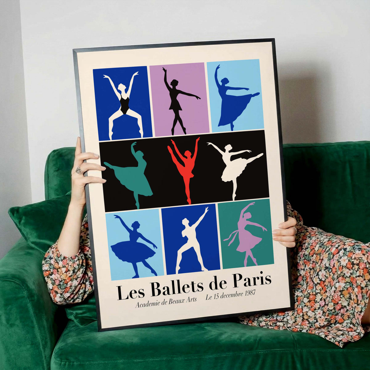 Ballet Dancers Paris Wall Art