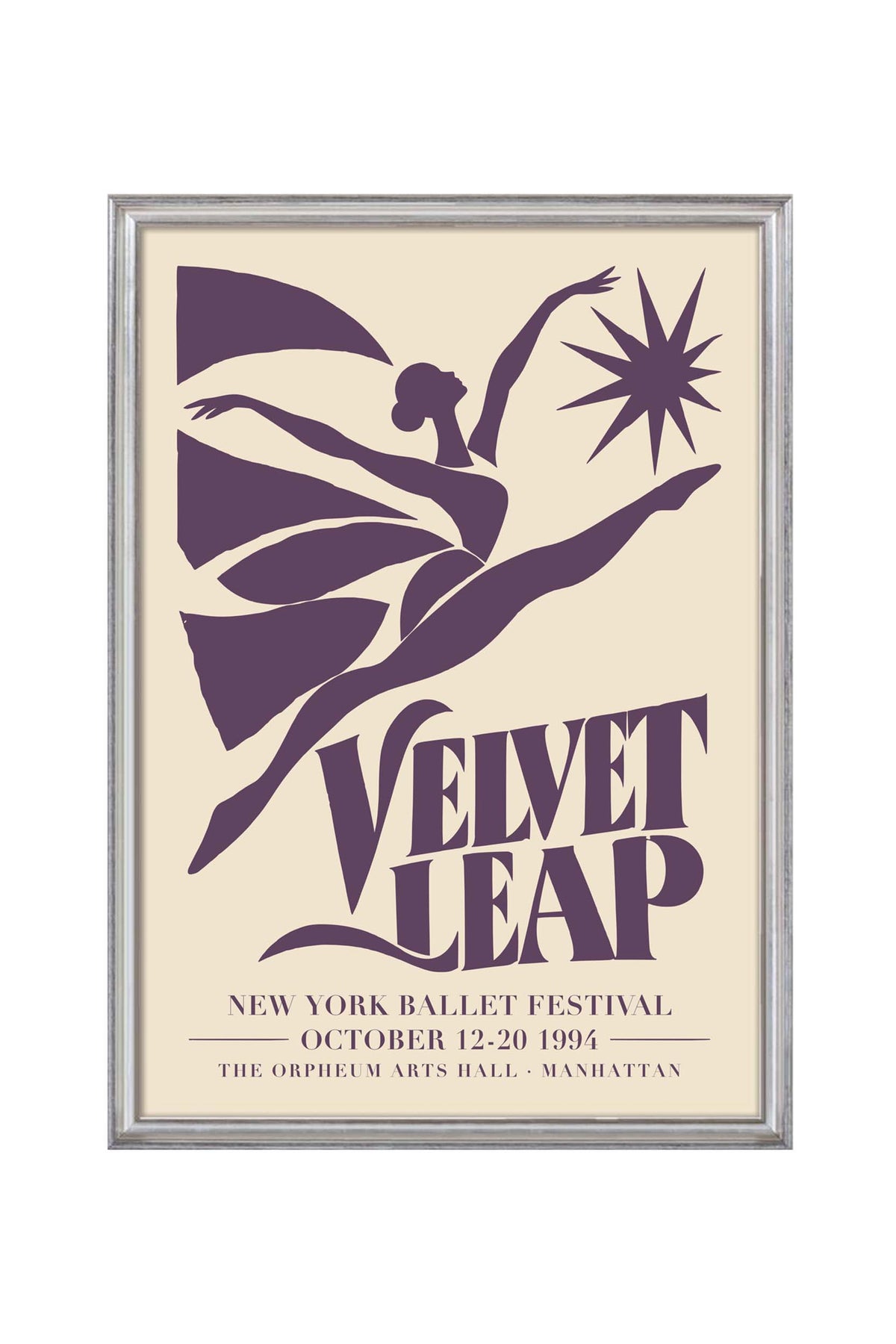 Velvet Leap Ballet Poster Print