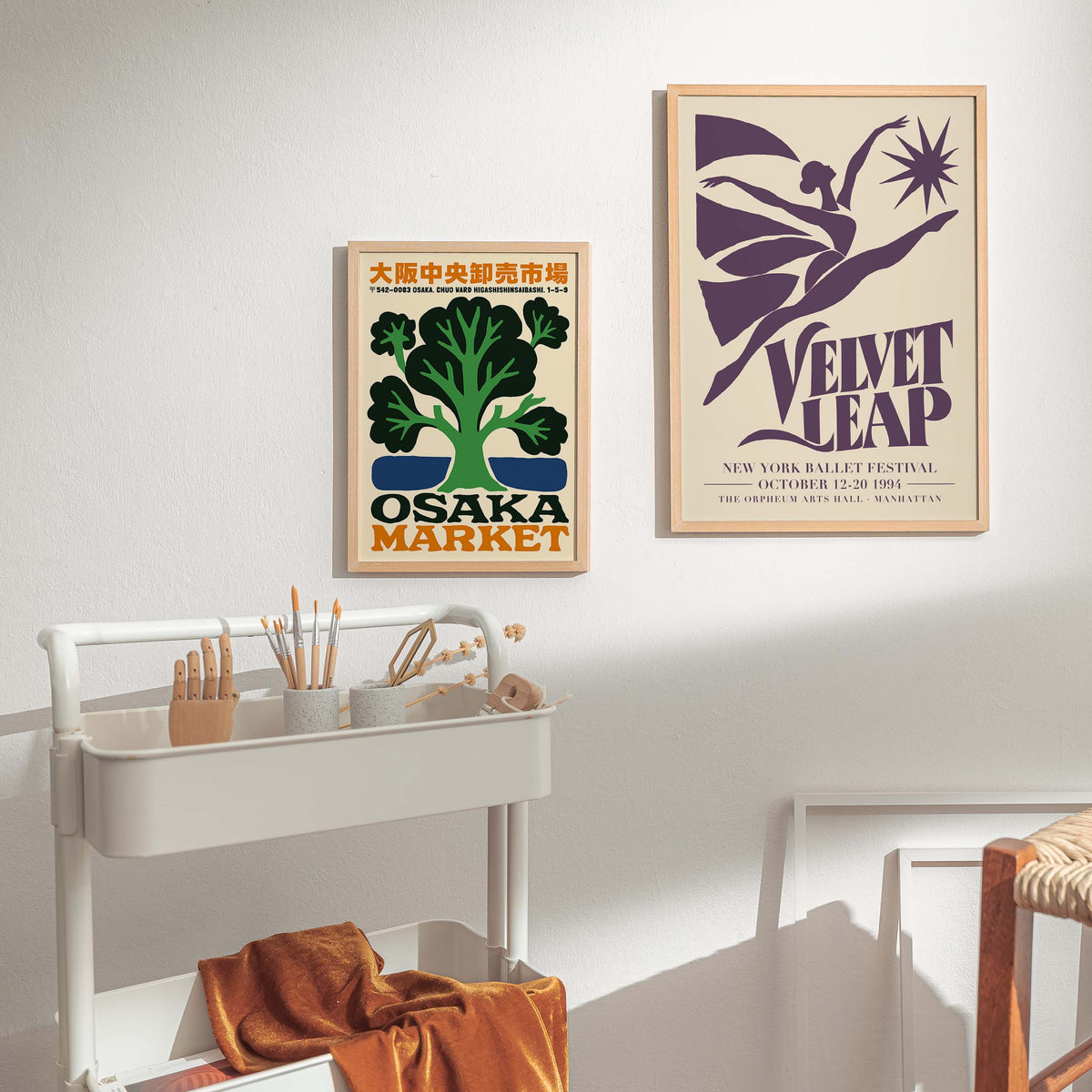 Velvet Leap Ballet Poster Print