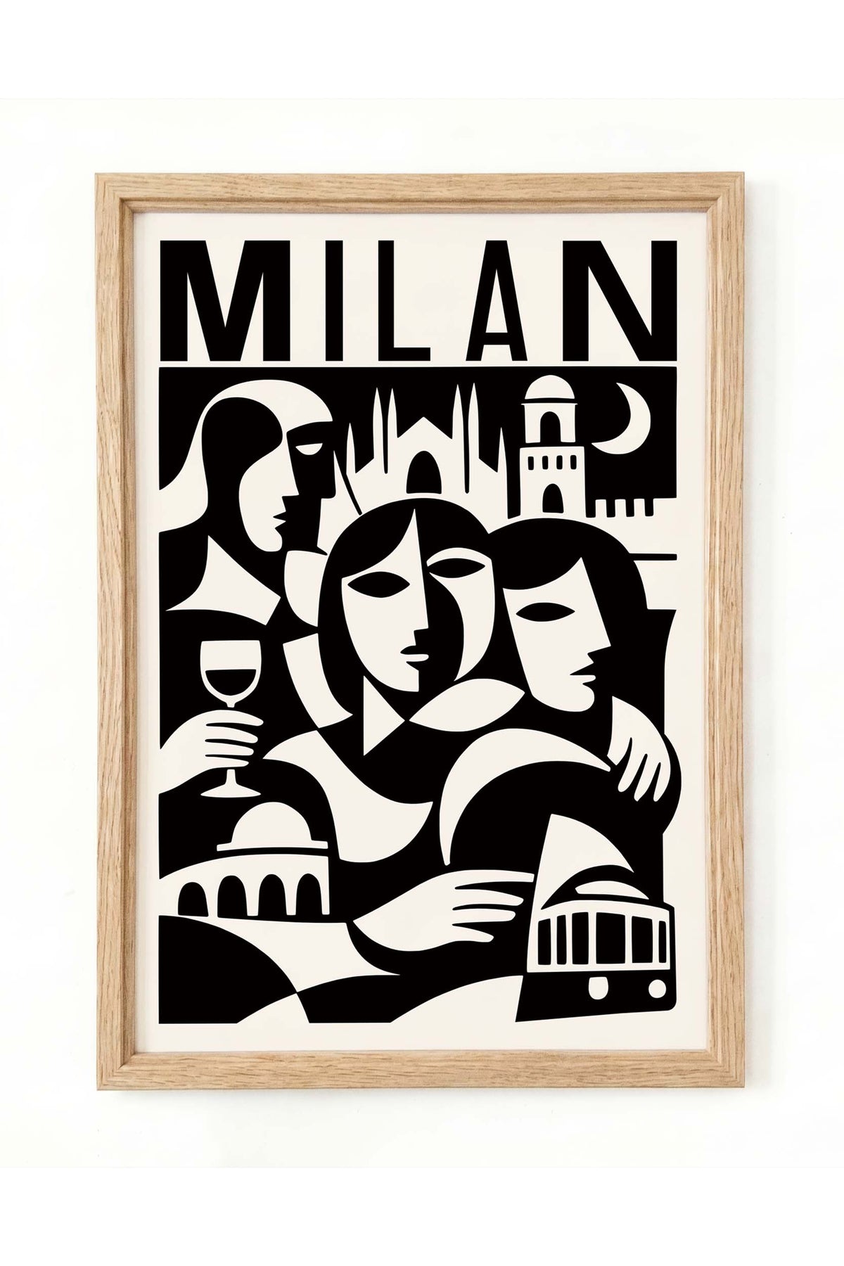 Milan Italy Travel Wall Art
