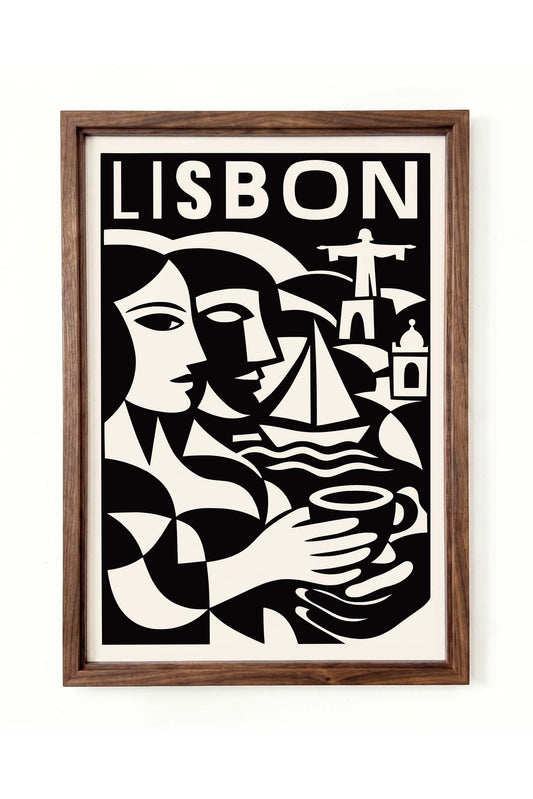 Lisbon Travel Wall Art Poster