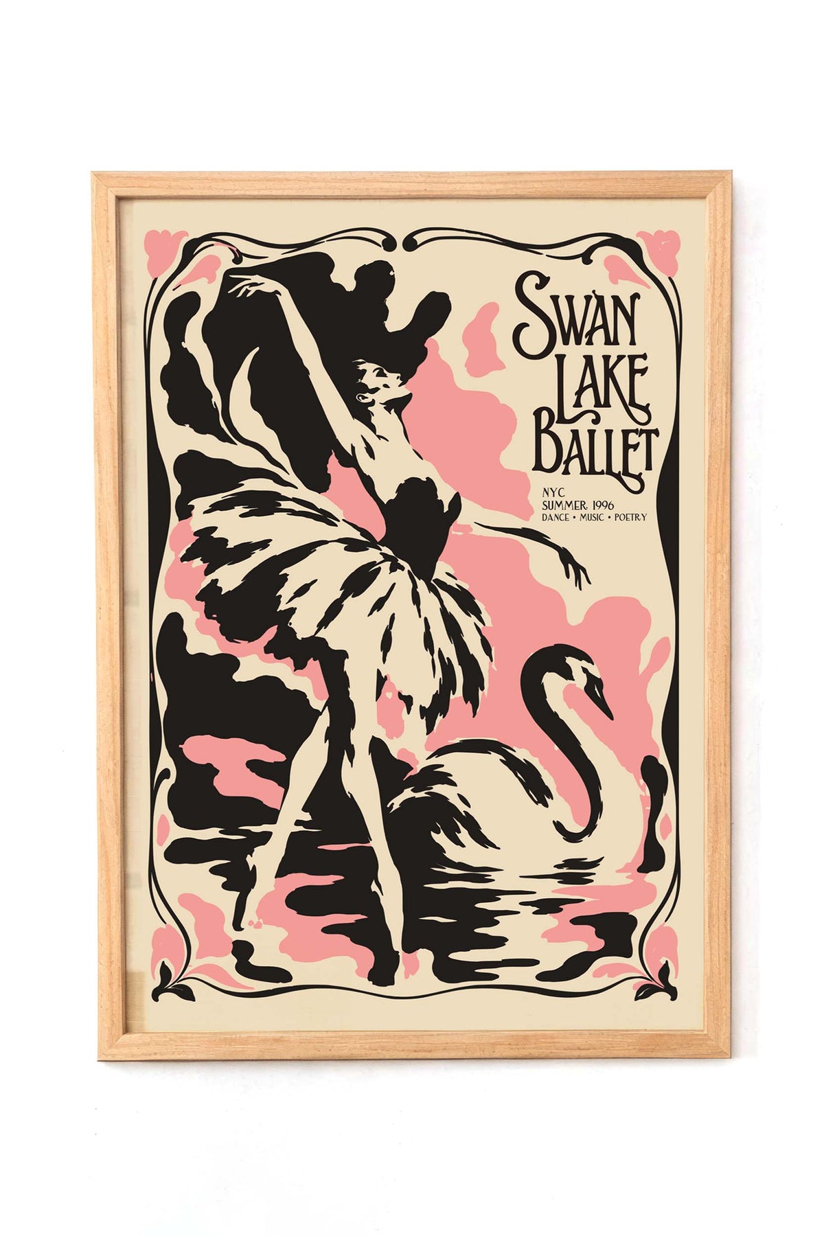 Swan Lake Ballet Dance Poster Print