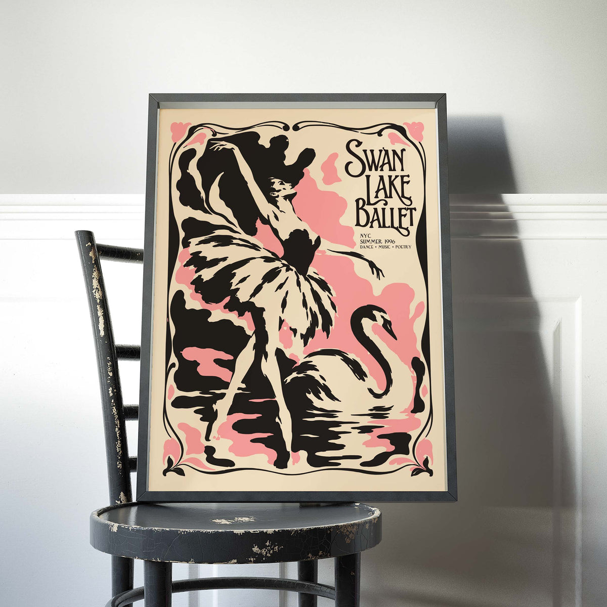 Swan Lake Ballet Dance Poster Print