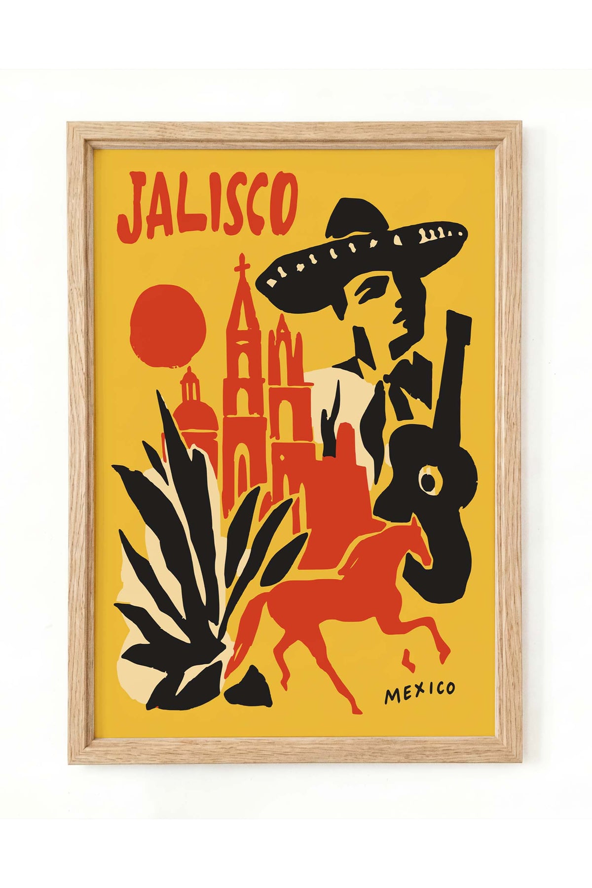 Jalisco Mexico Travel Poster
