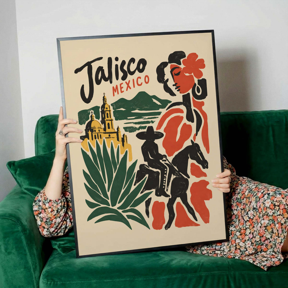 Jalisco Mexico Travel Poster Print