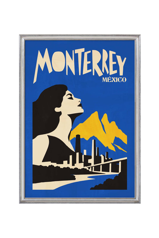 Monterrey Mexico Travel Wall Art Print