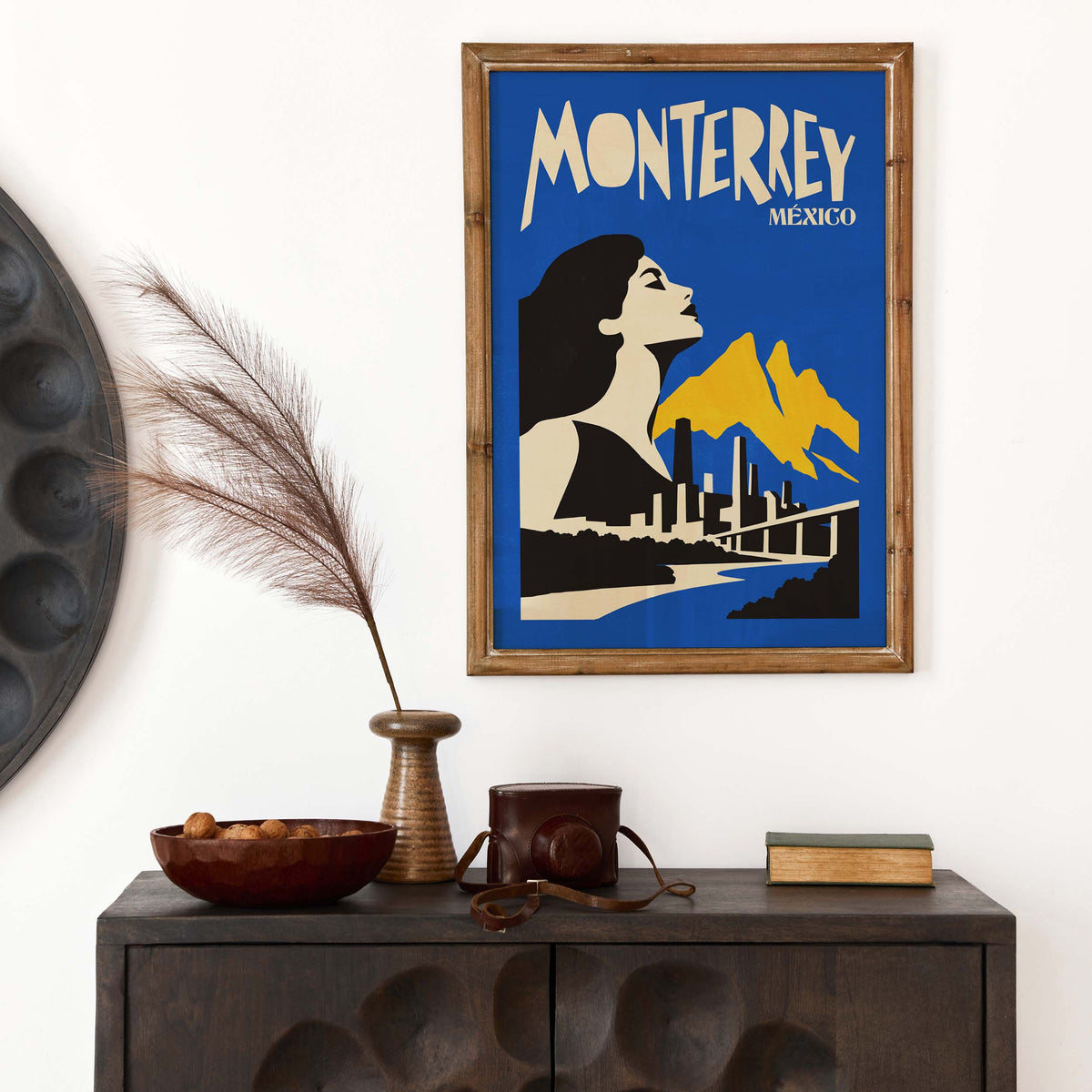 Monterrey Mexico Travel Wall Art Print