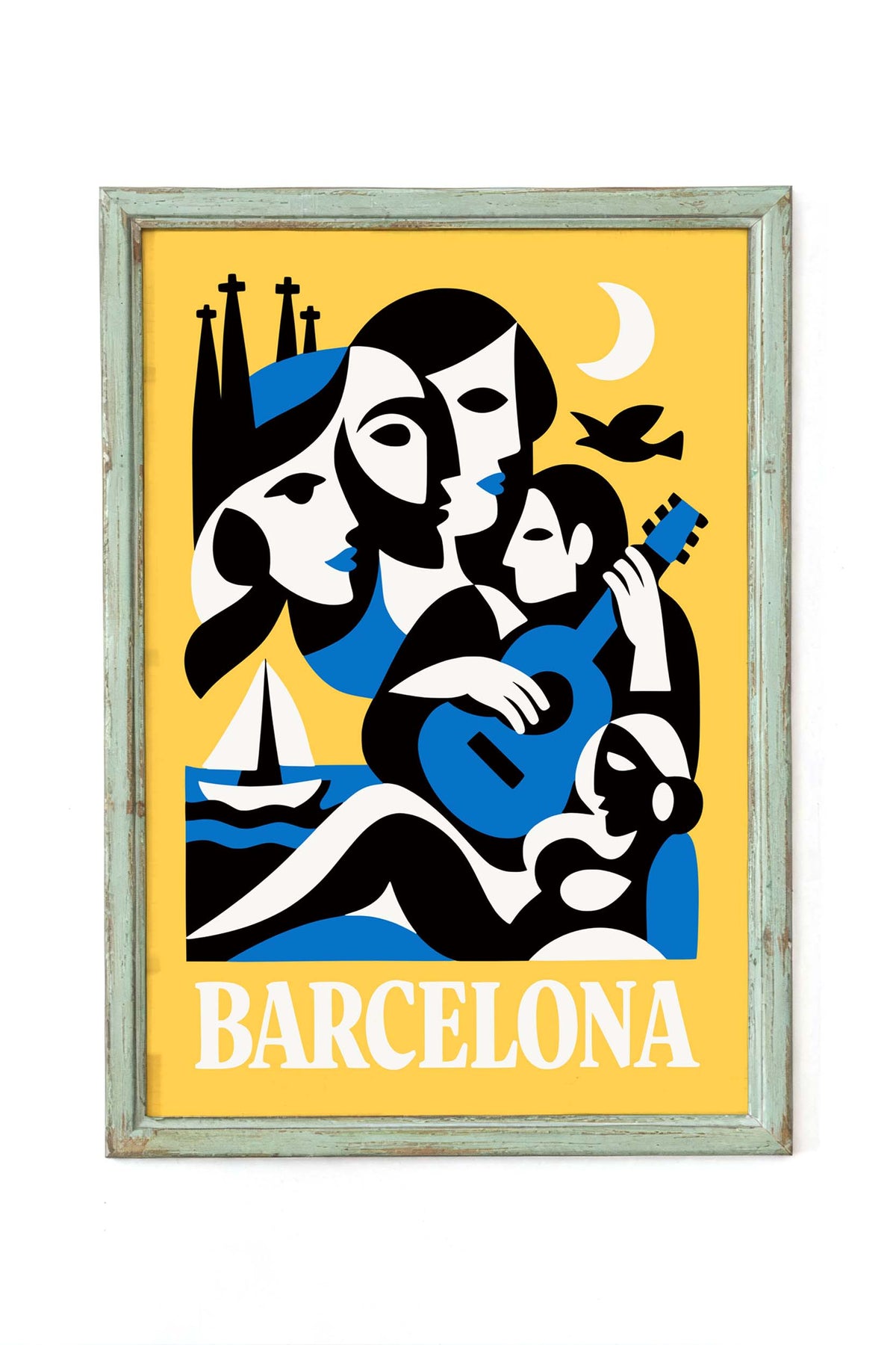Barcelona Travel Poster
