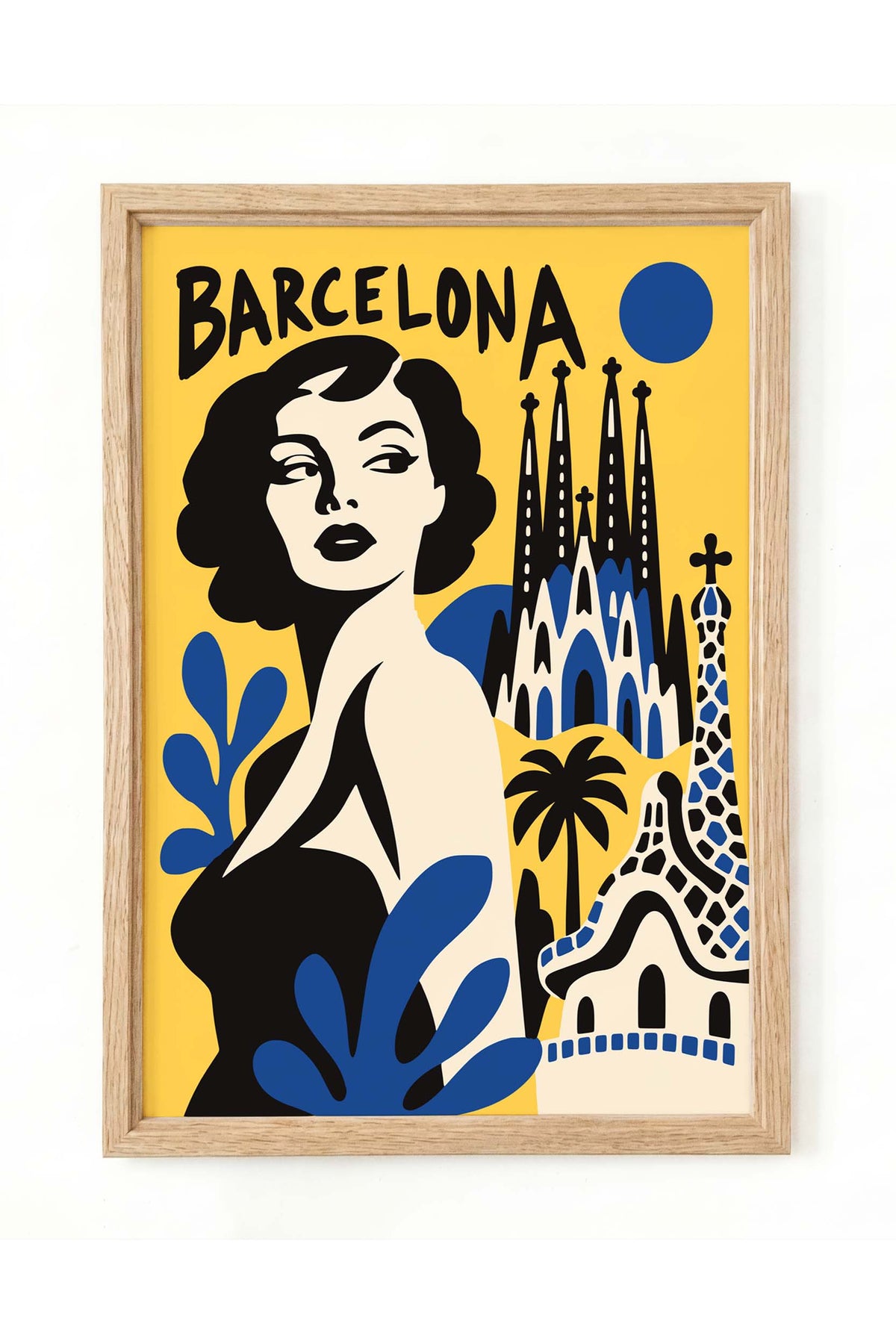 Barcelona Travel Wall Art Print