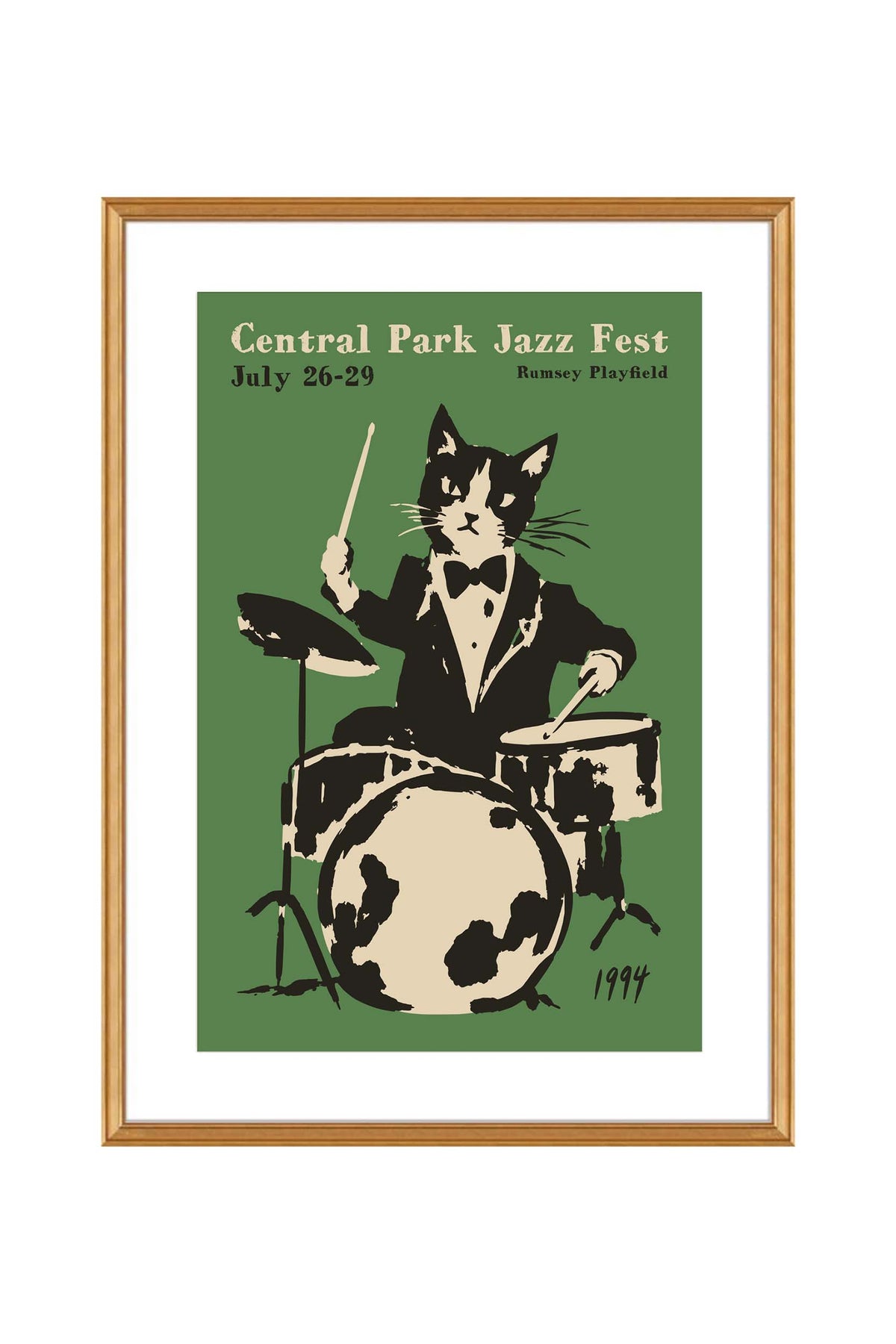 Central Park Jazz Fest Poster