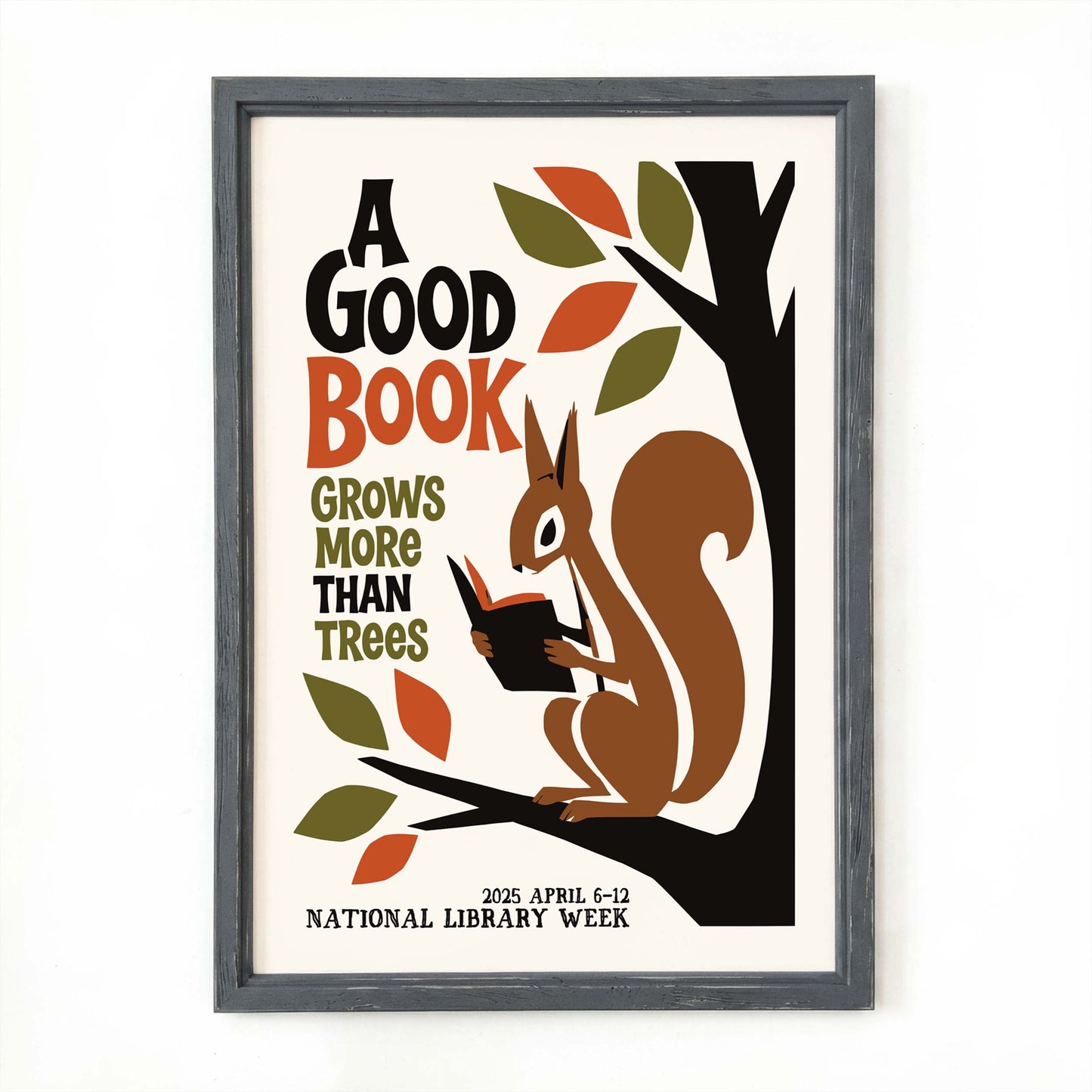 National Library Week Poster For Reading Room