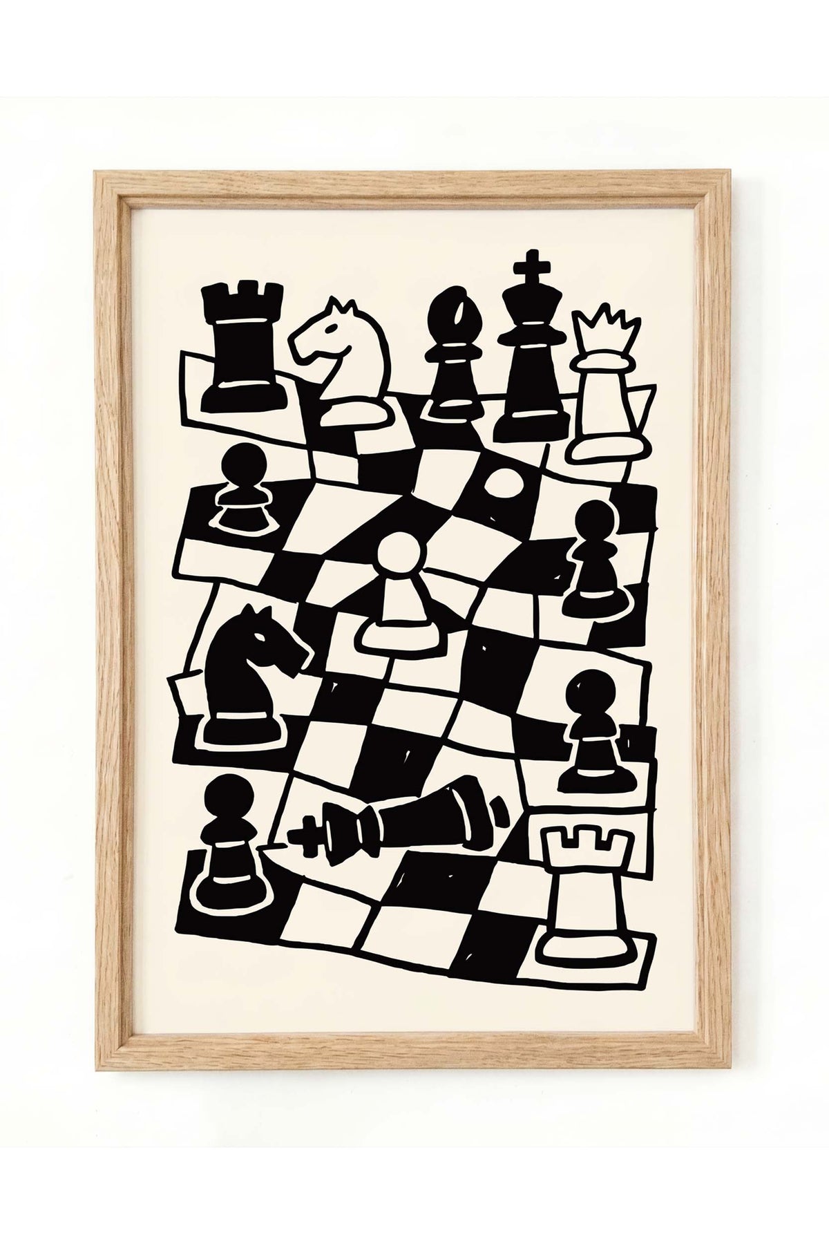 Chess Strategy Game Poster Print