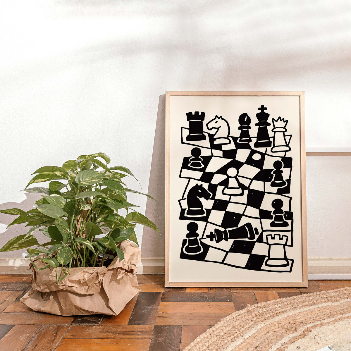 Chess Strategy Game Poster Print