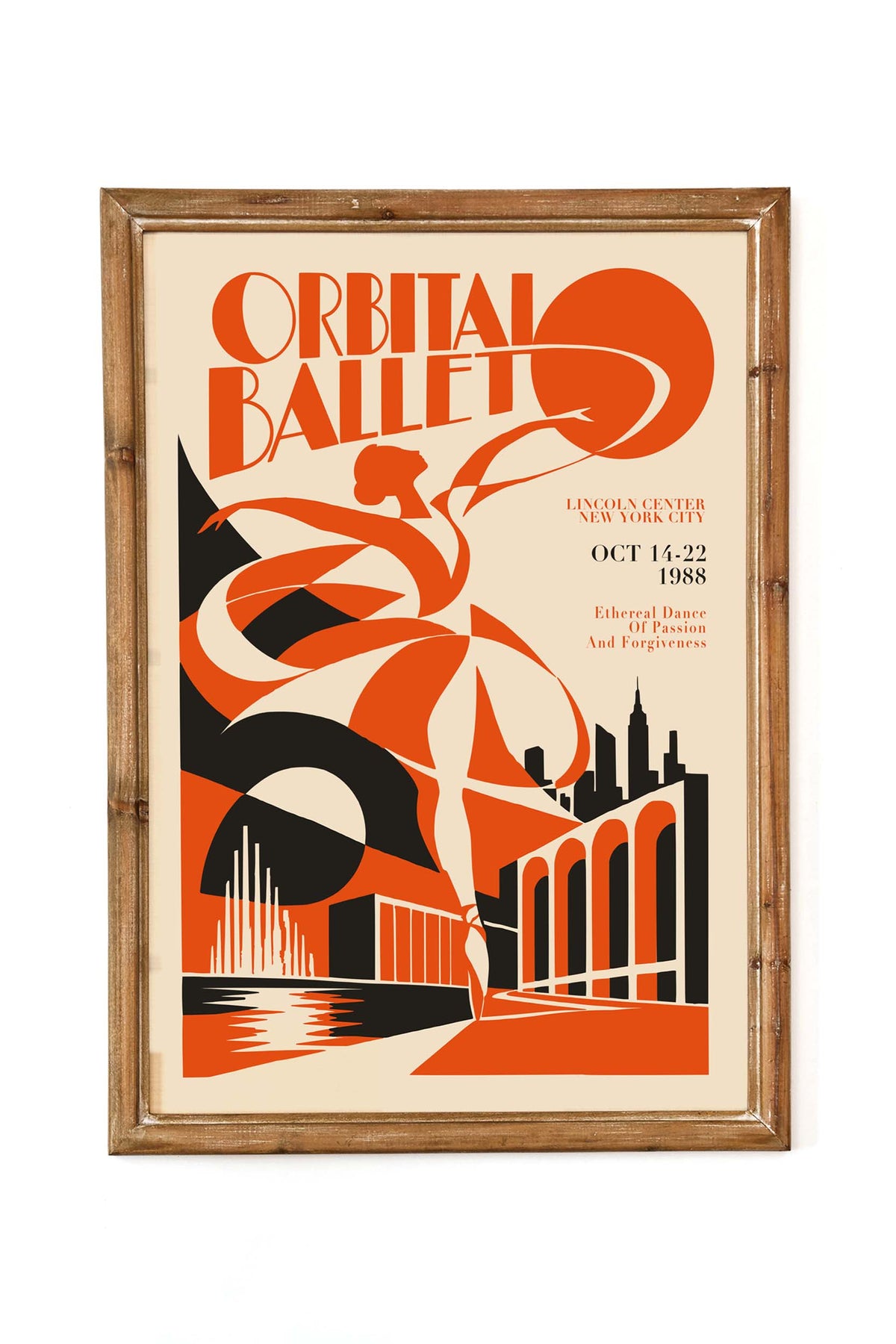 Orbital Ballet Dance Poster Print