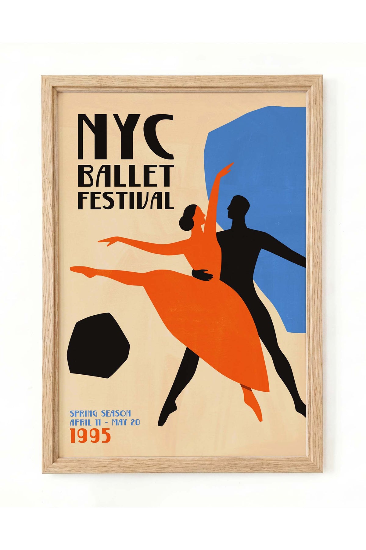 NYC Ballet Festival Poster Print