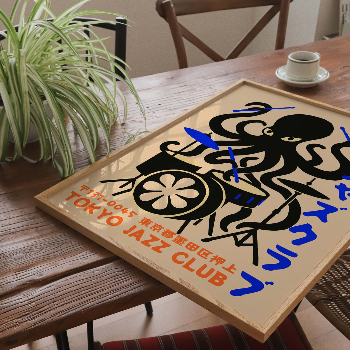 Tokyo Jazz Club Octopus Print