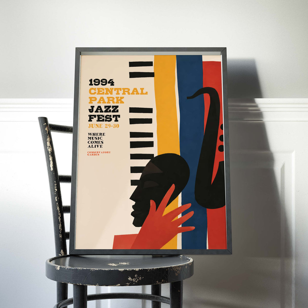 Central Park Jazz Festival Poster Print