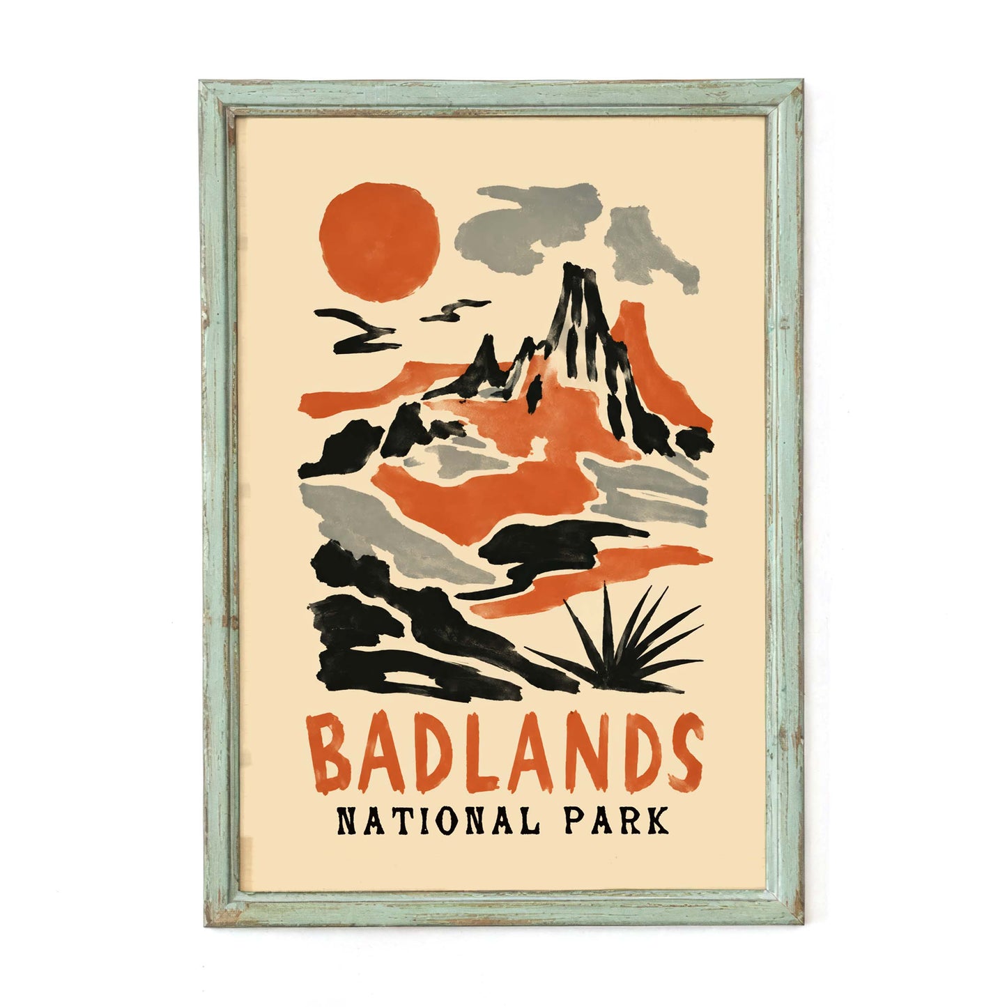 Badlands Poster For Living Room
