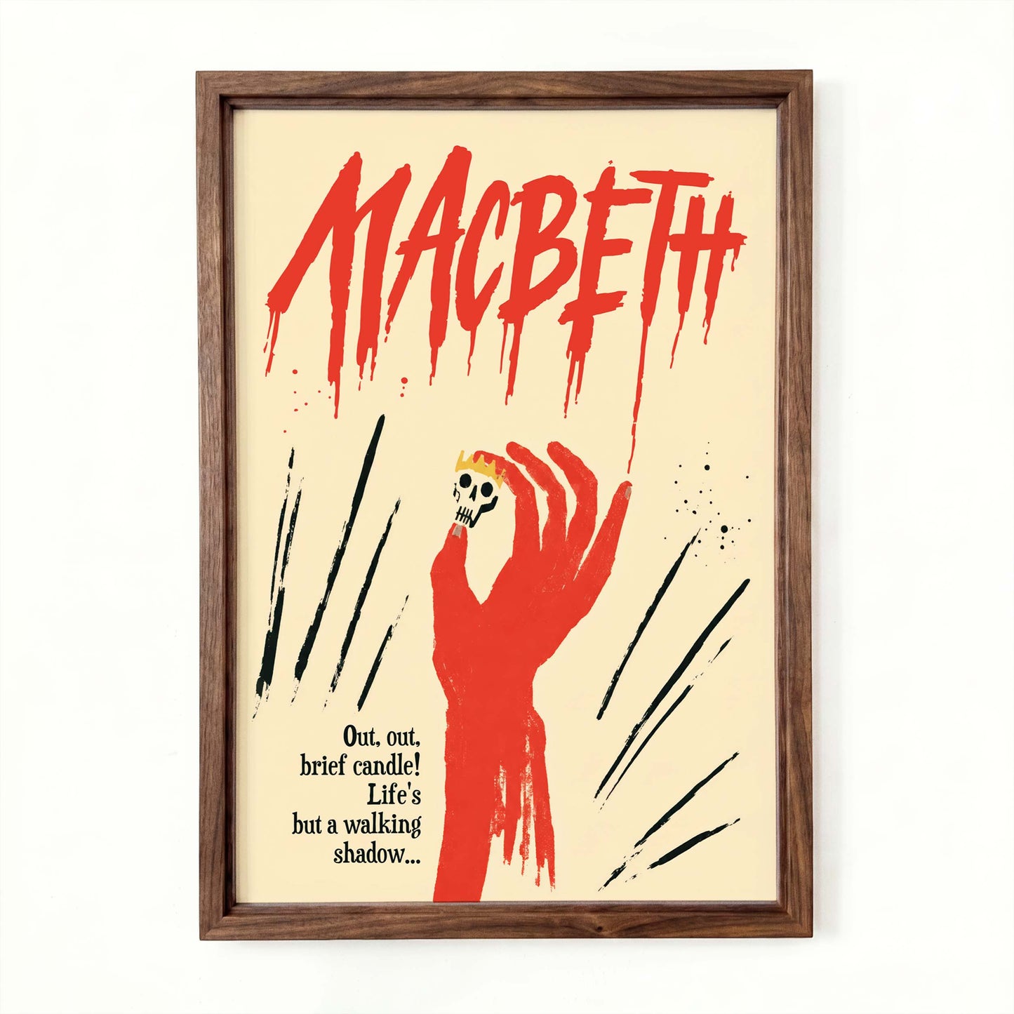 Macbeth Play Poster For Living Room