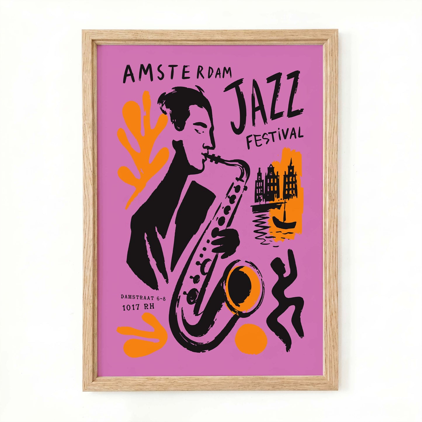 Amsterdam Jazz Festival Poster For Music Room