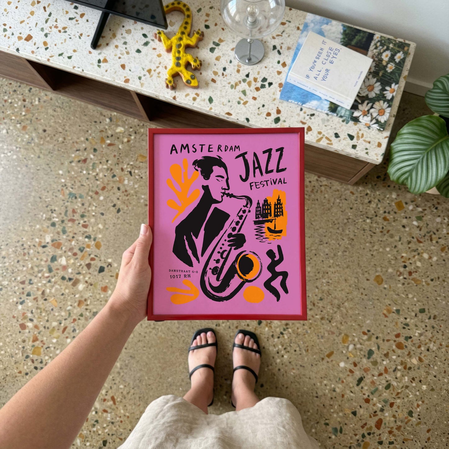 Amsterdam Jazz Festival Poster For Music Room