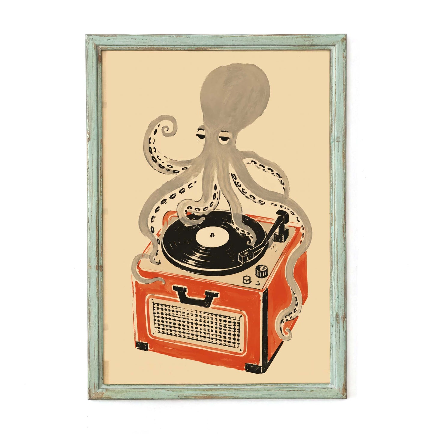 Octopus Music Room Print