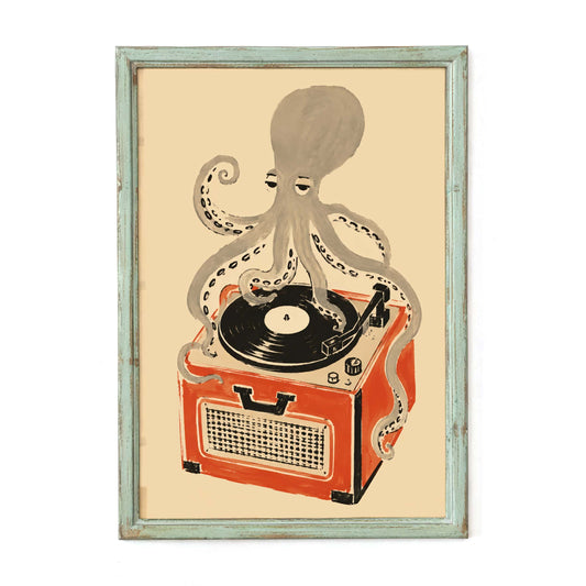 Octopus Music Room Print