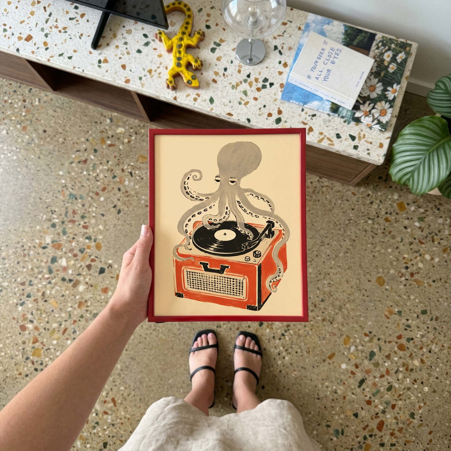 Octopus Music Room Print
