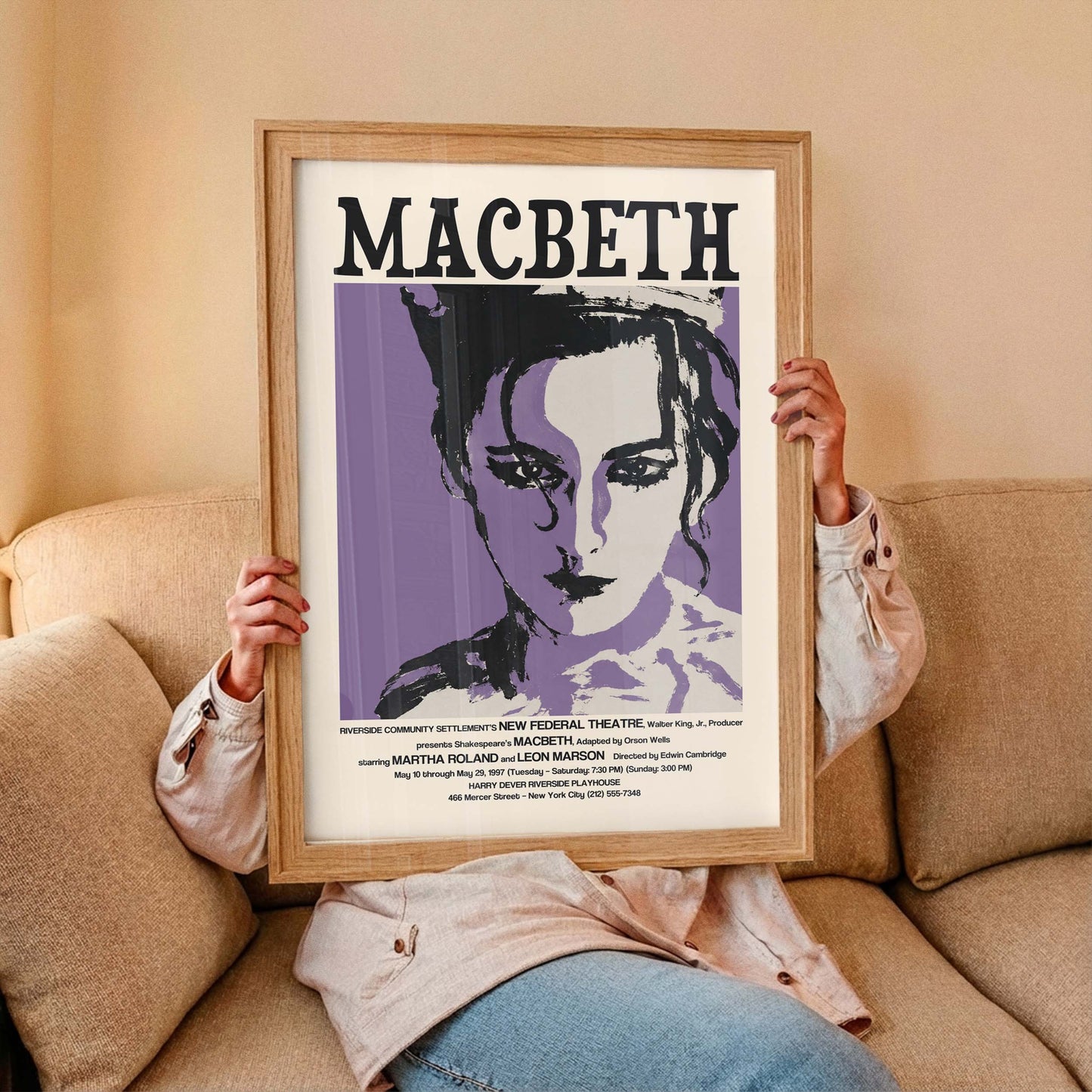 Macbeth Poster For Study Room