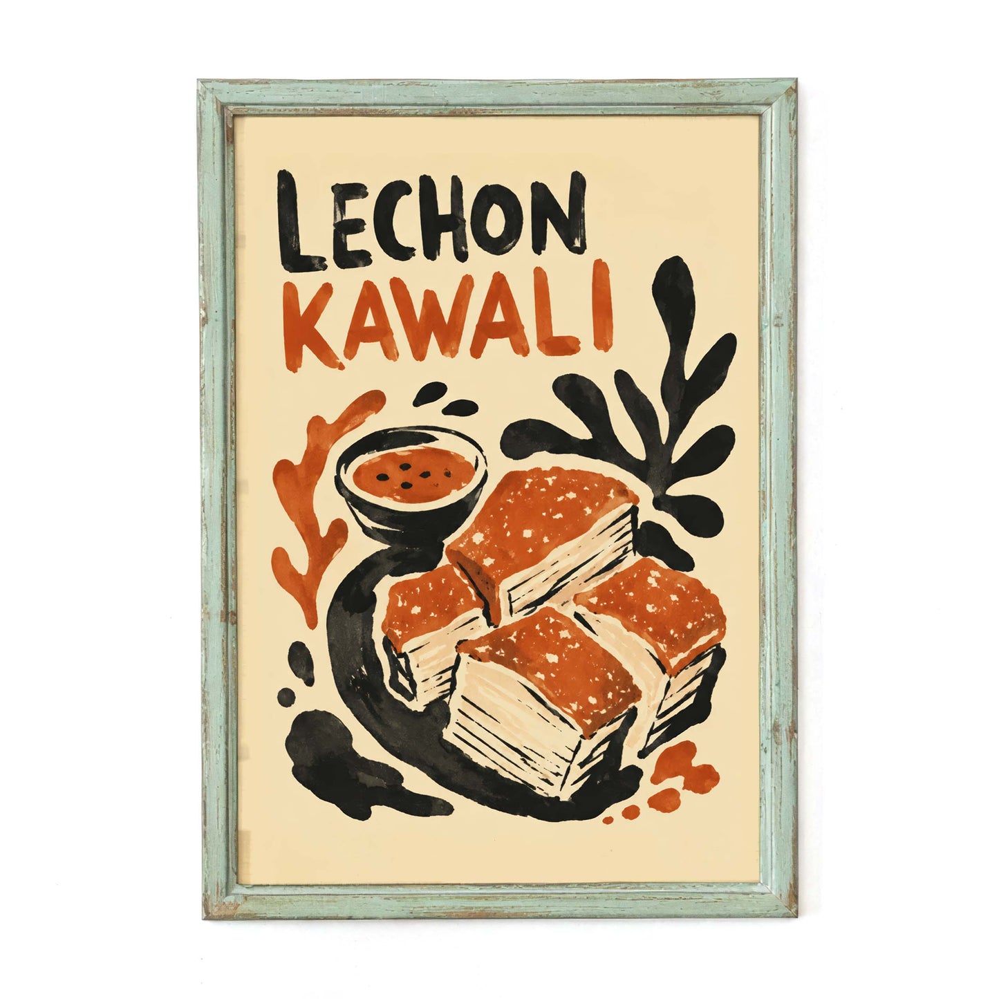 Lechon Kawali Kitchen Print