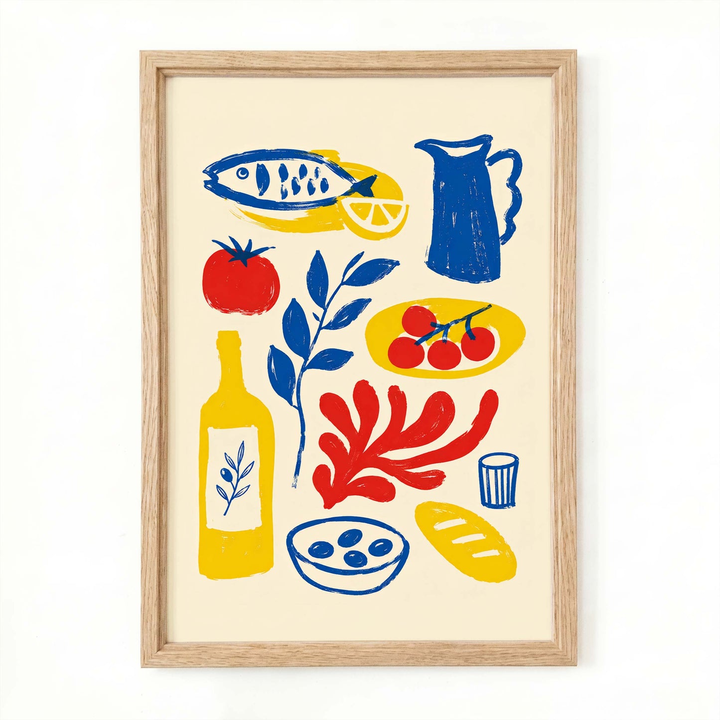 Mediterranean Kitchen Wall Art