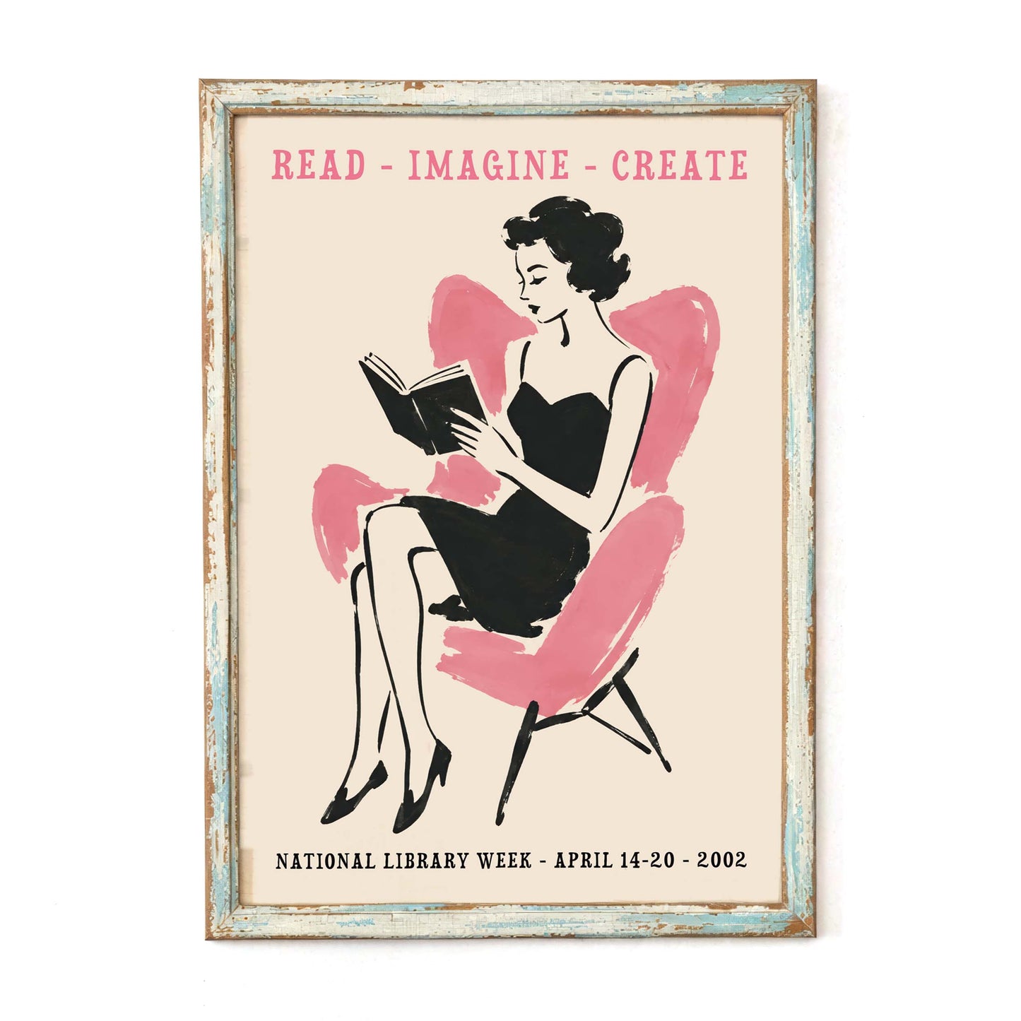 National Library Week Reading Poster