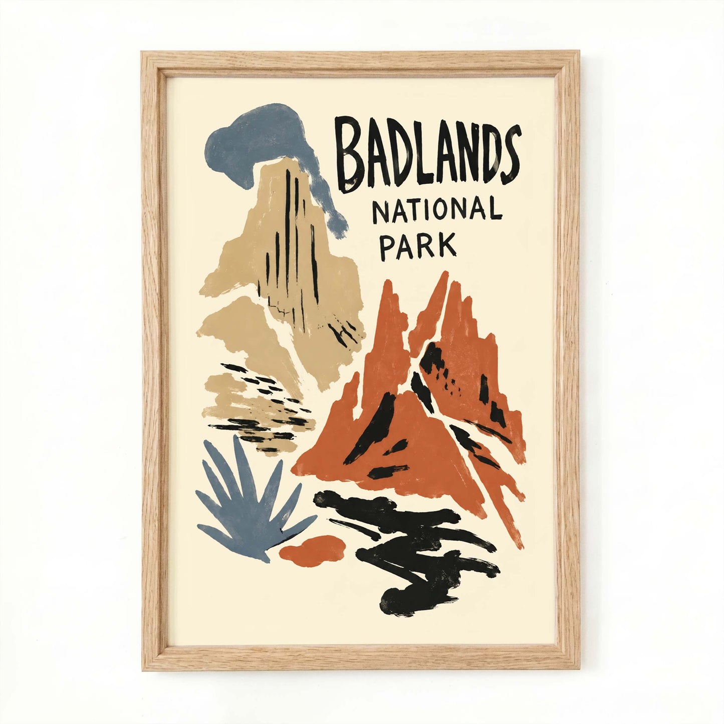 Badlands Poster For Home Office