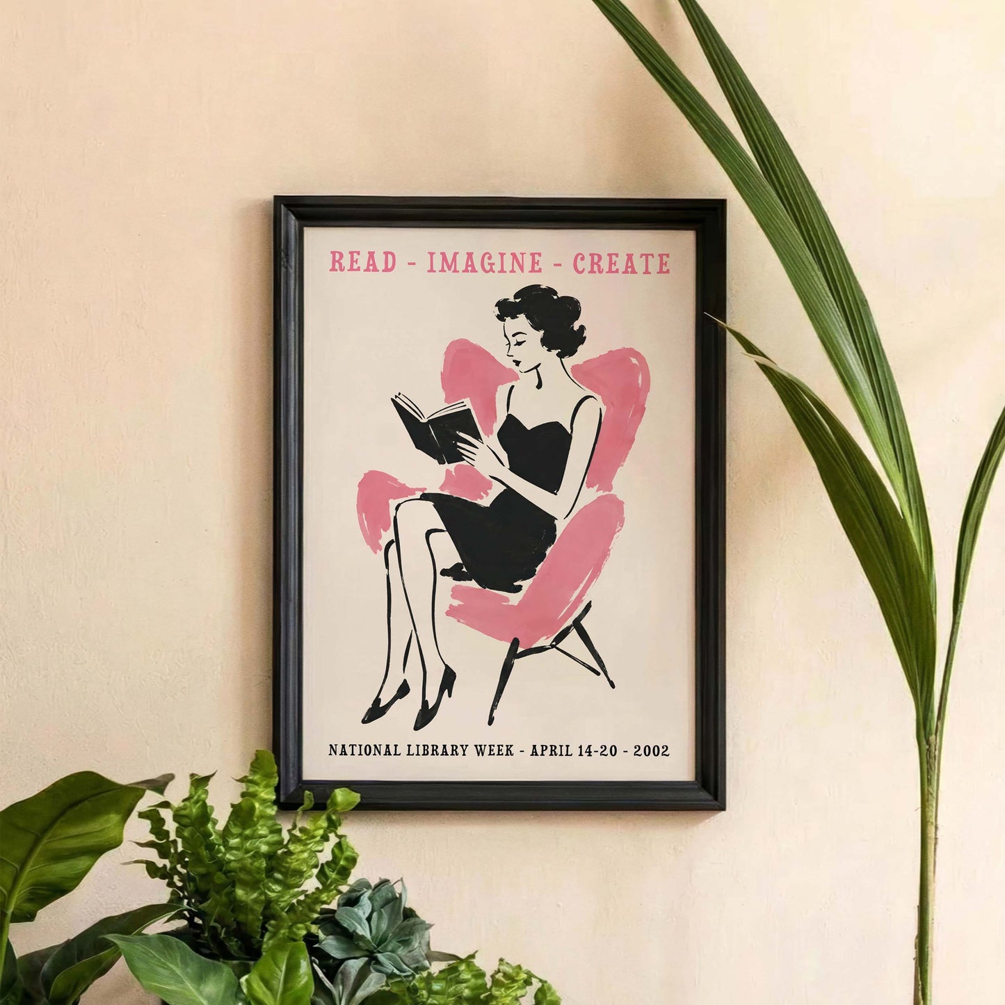 National Library Week Reading Poster