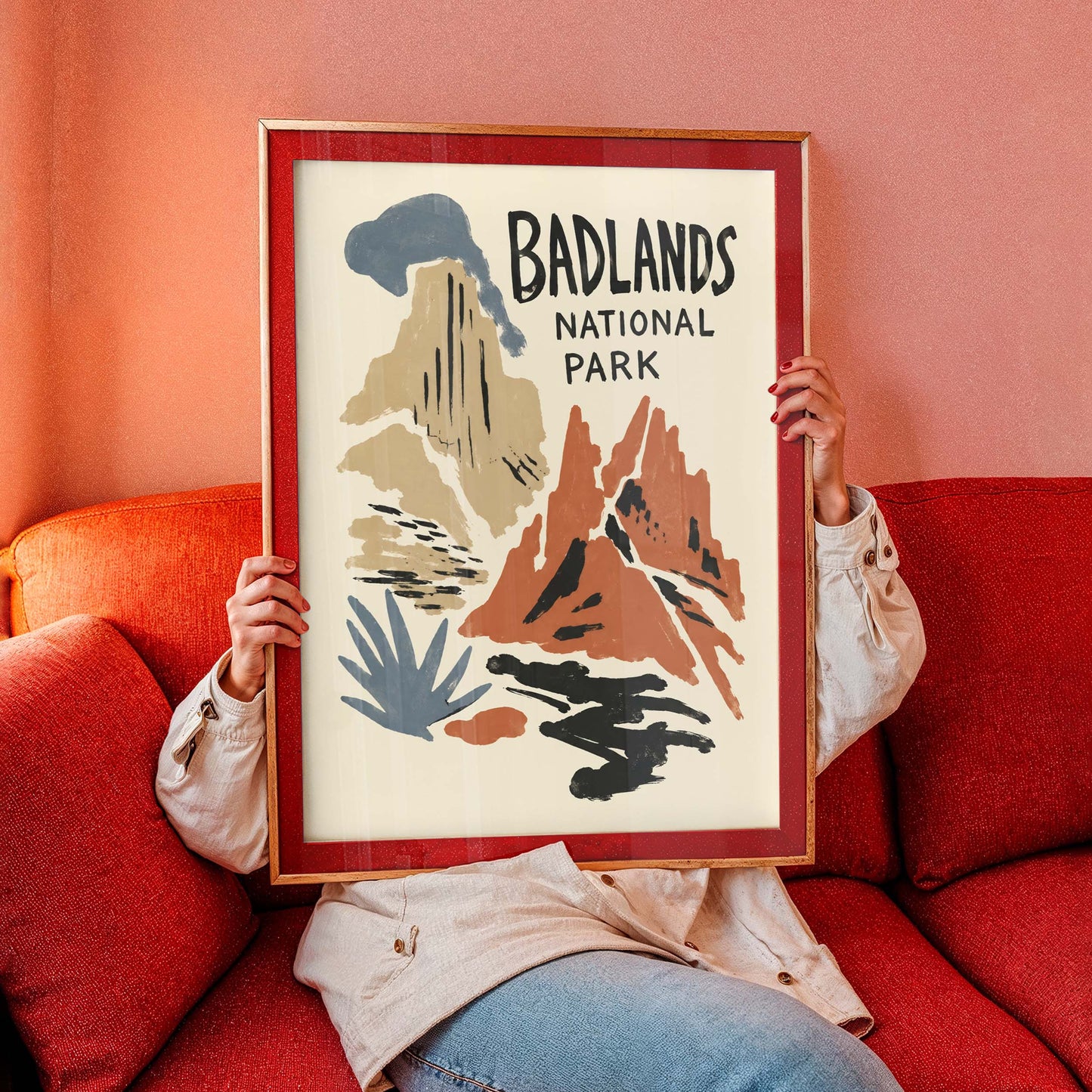Badlands Poster For Home Office