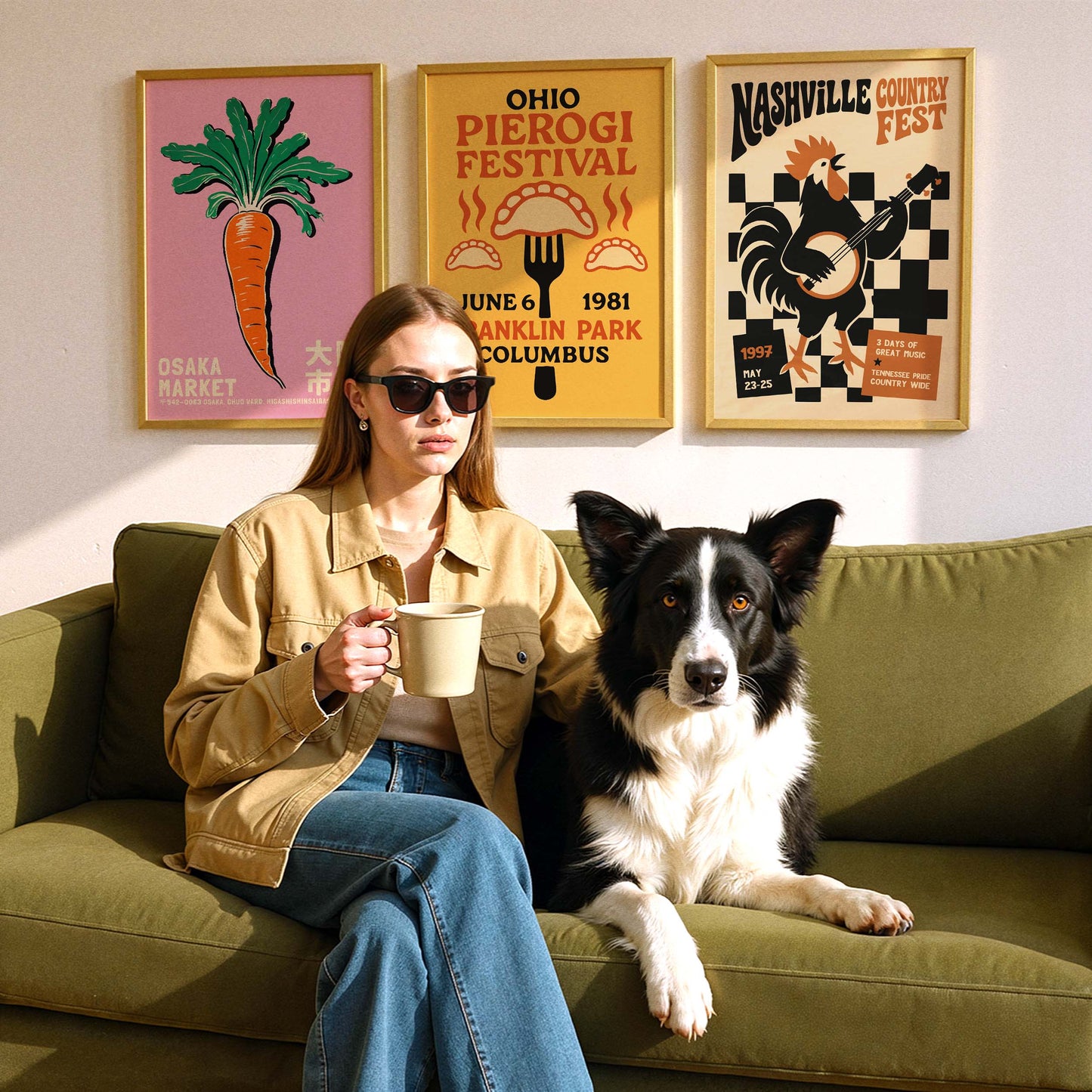 Nashville Country Fest Poster For Music Room