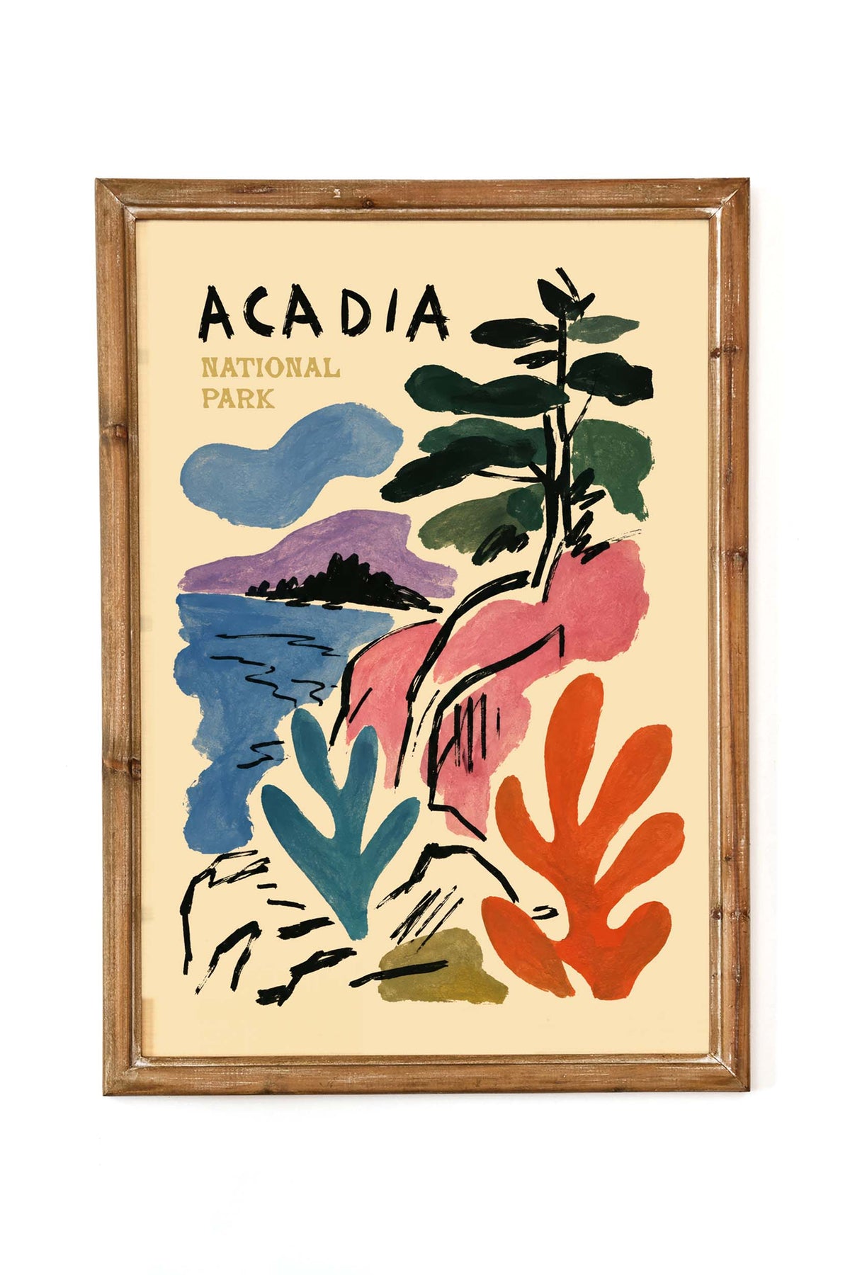 Acadia National Park Landscape Poster Print