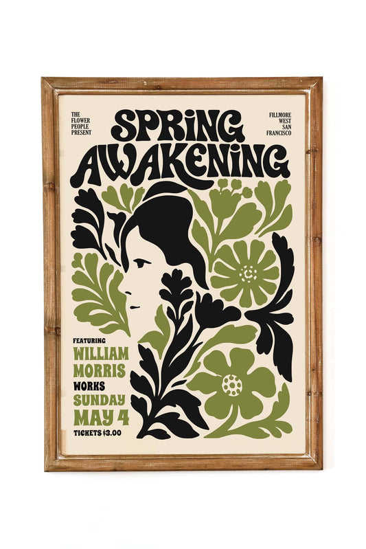 William Morris – Wiosenne Przebudzenie Plakat Kwiatowy