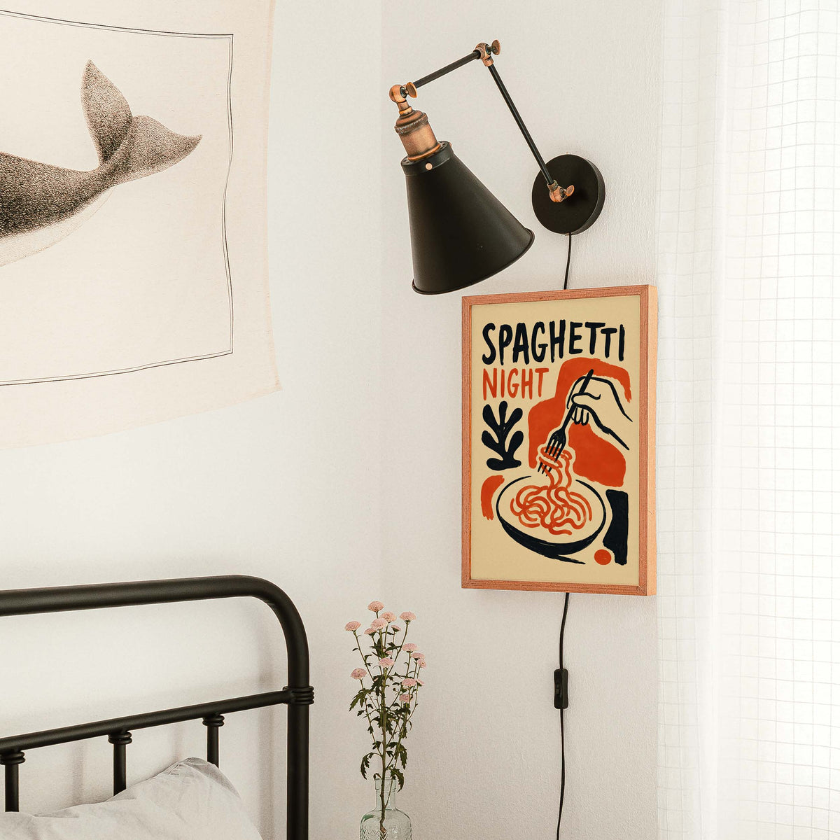 Spaghetti Night Food Poster Print