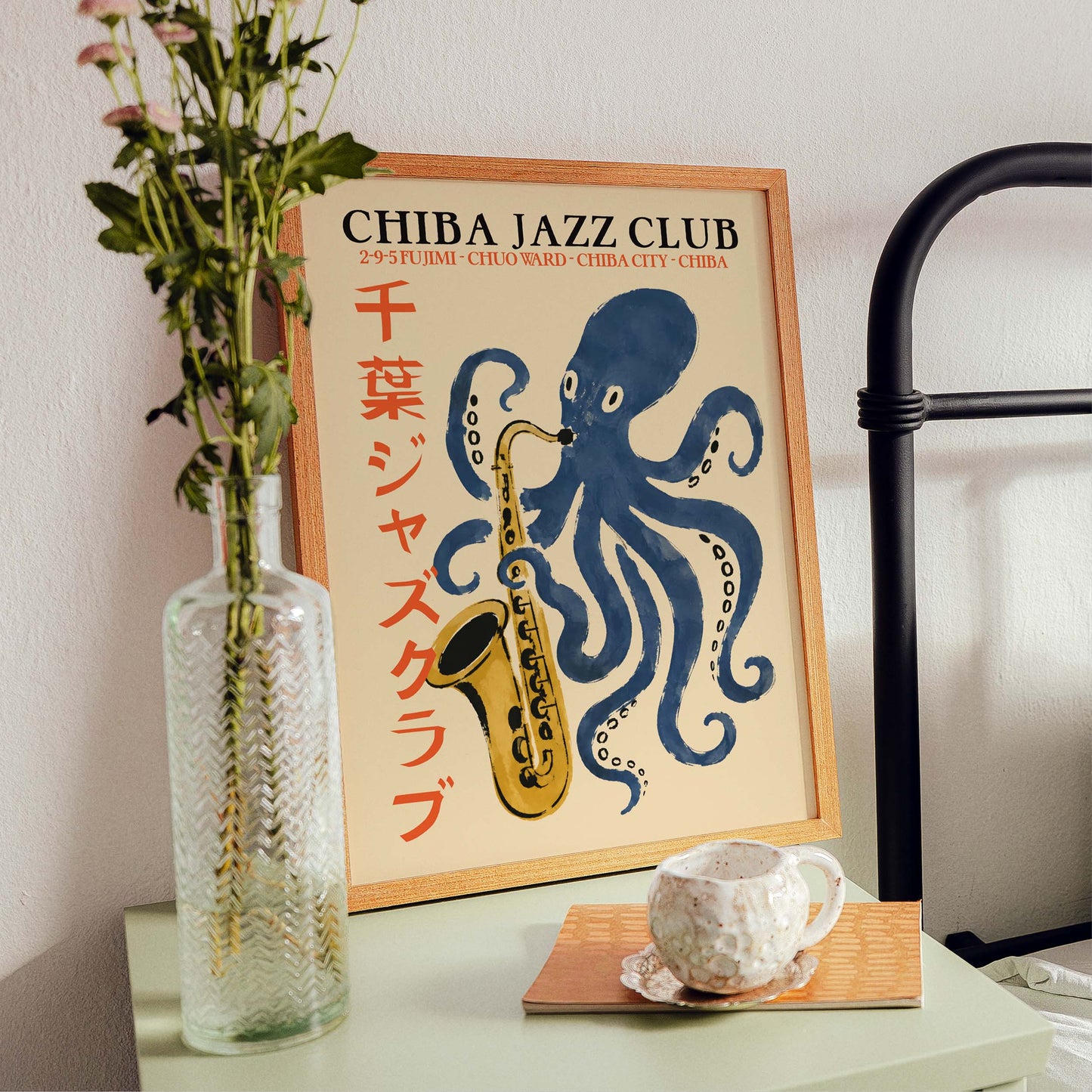 Chiba Jazz Club Octopus Poster