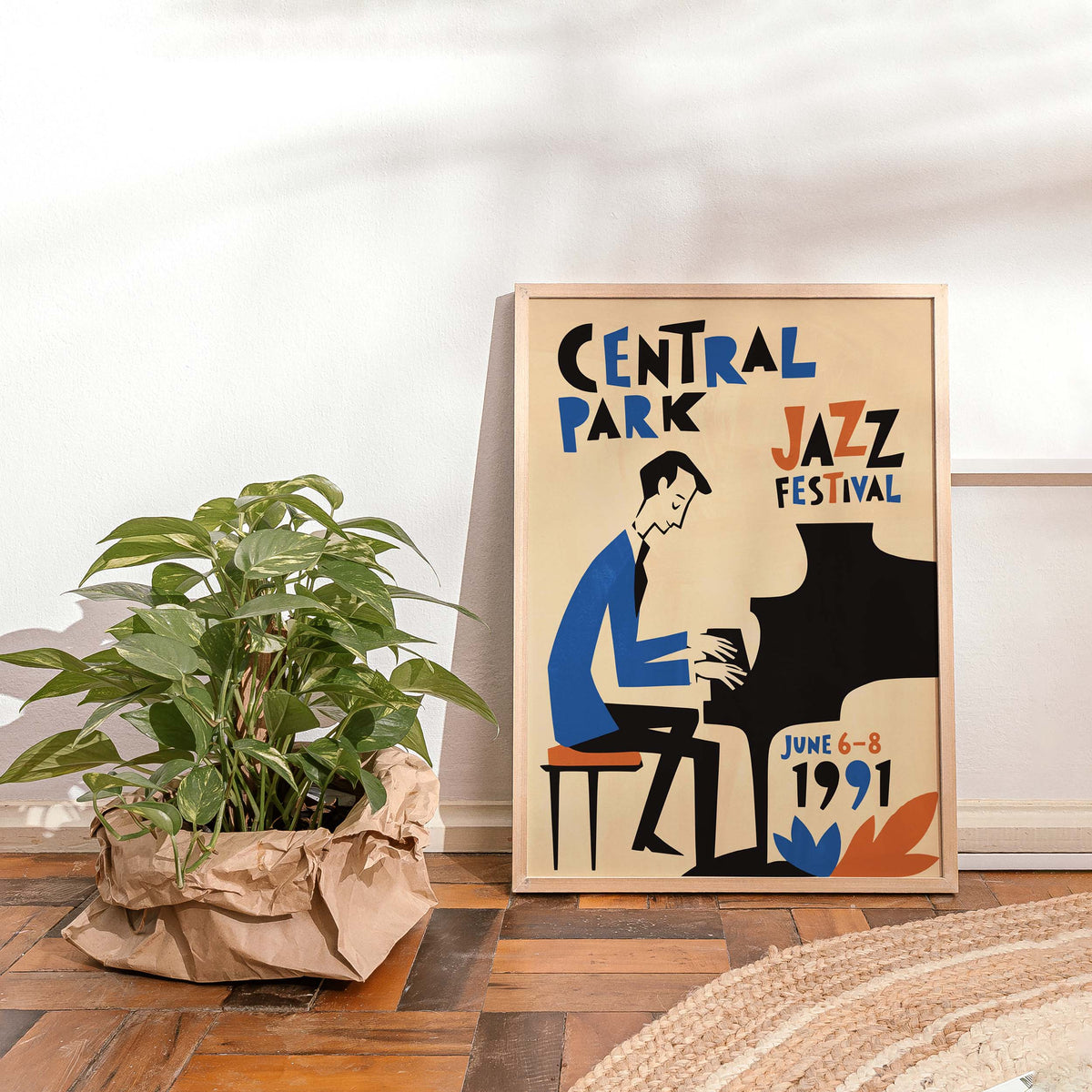 Central Park Jazz Festival Print