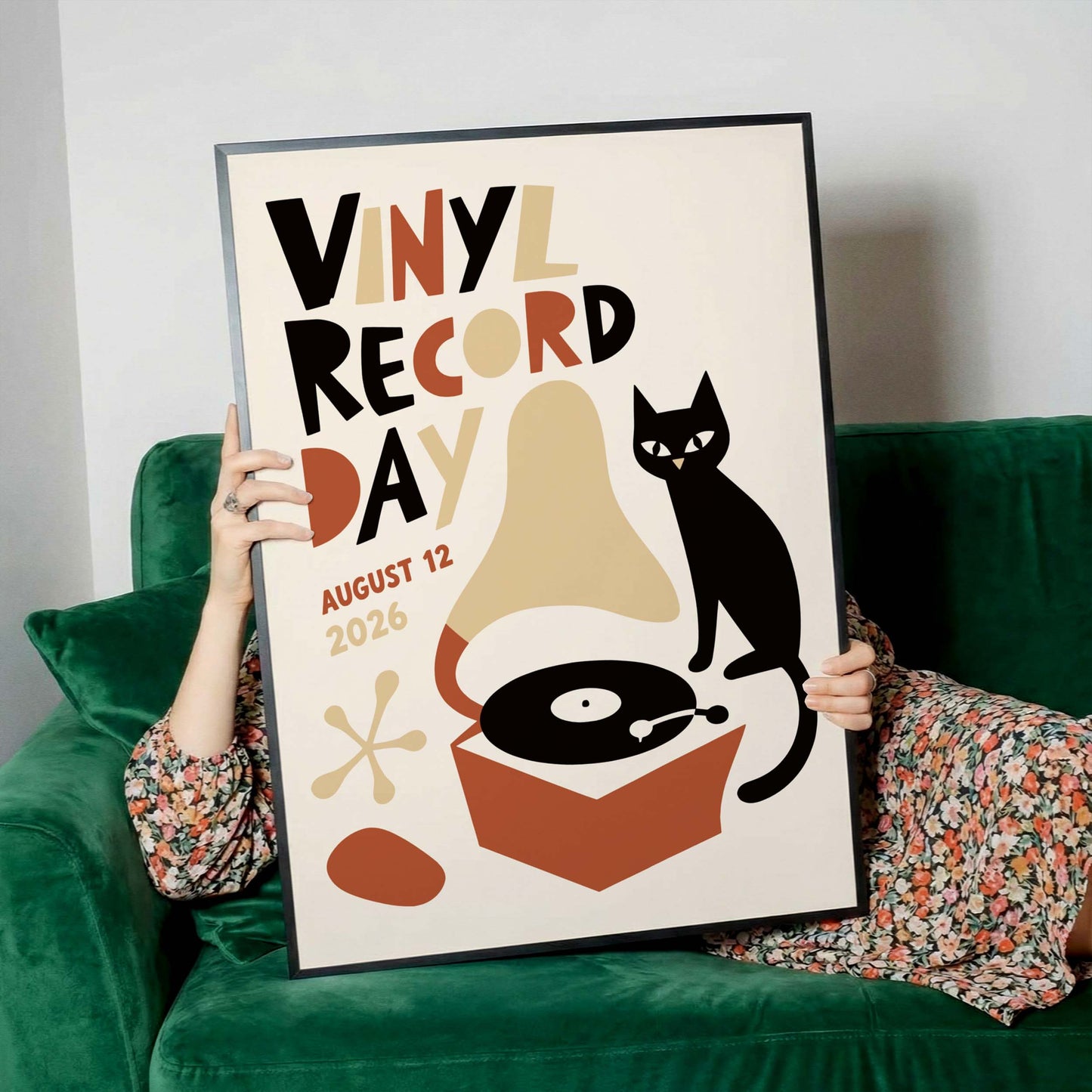 Vinyl Record Day Retro Poster