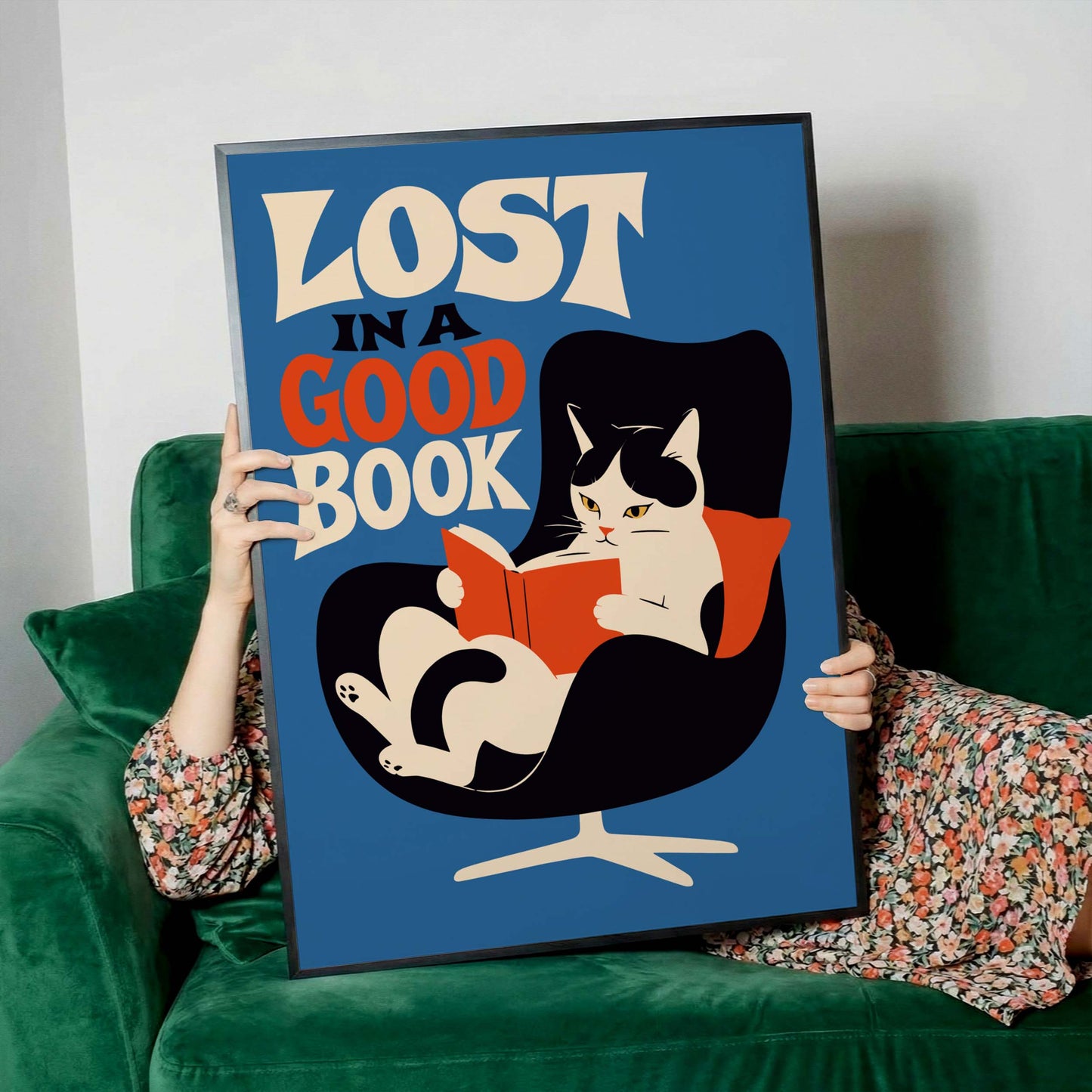 Lost In Good Book Wall Art