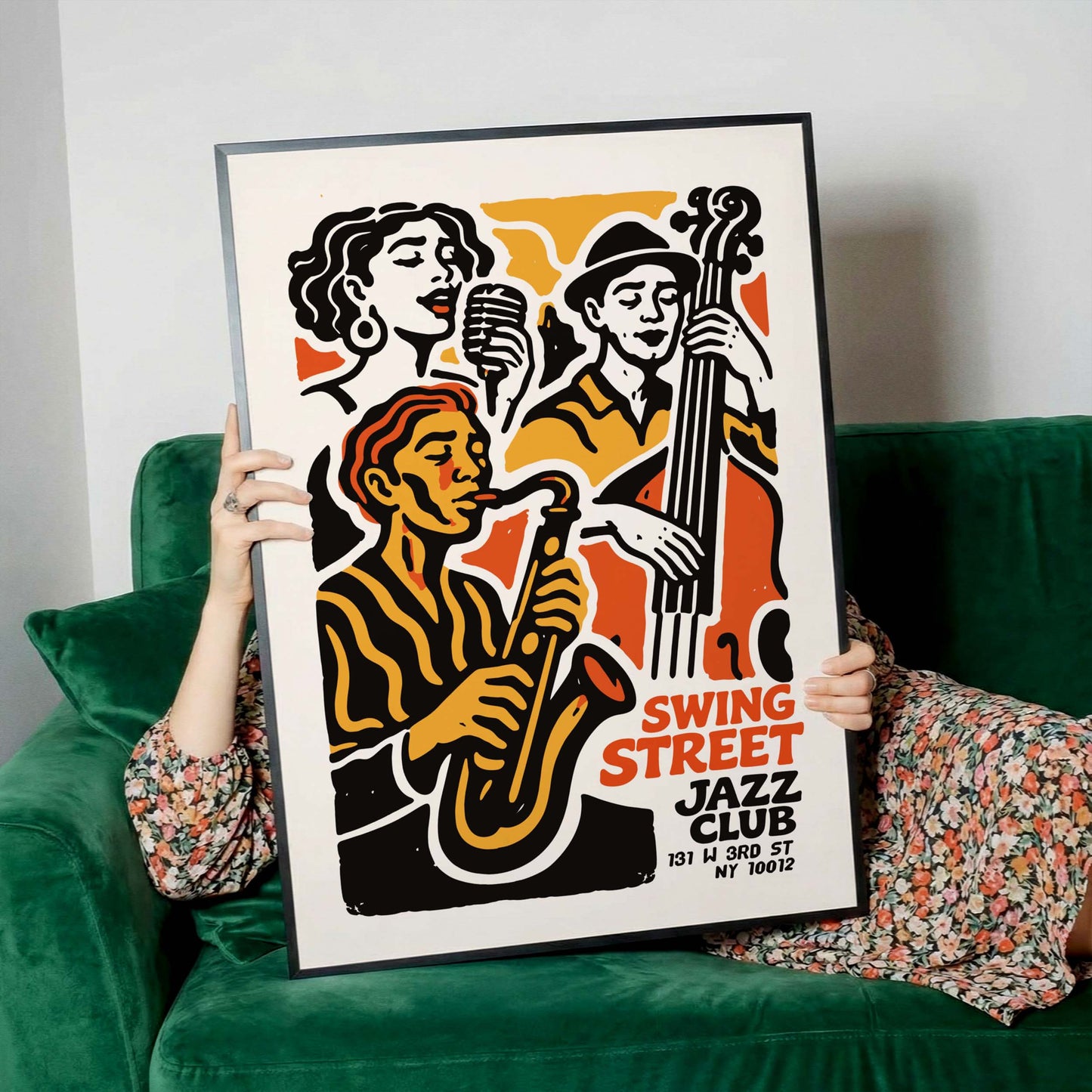 Swing Street Jazz Club Poster
